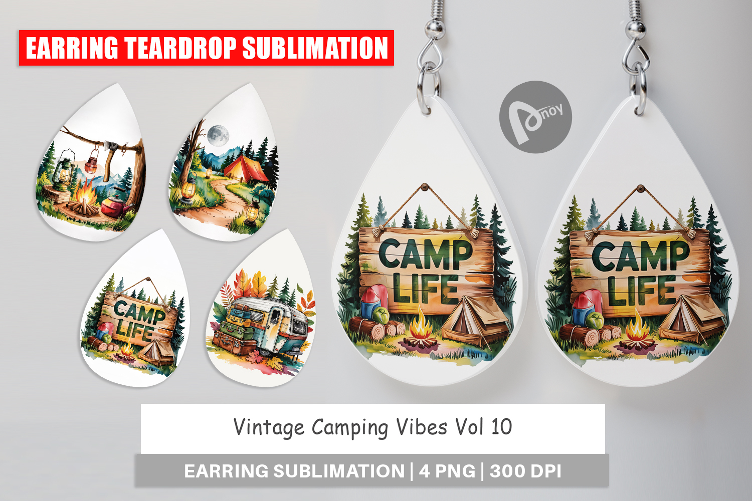 Earring Vintage Camping Vibes product image 1