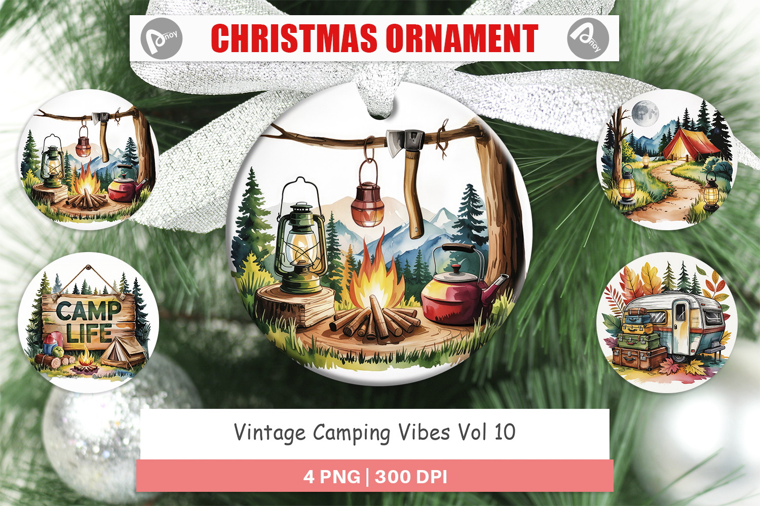 Ornament Vintage Camping Vibes product image 1