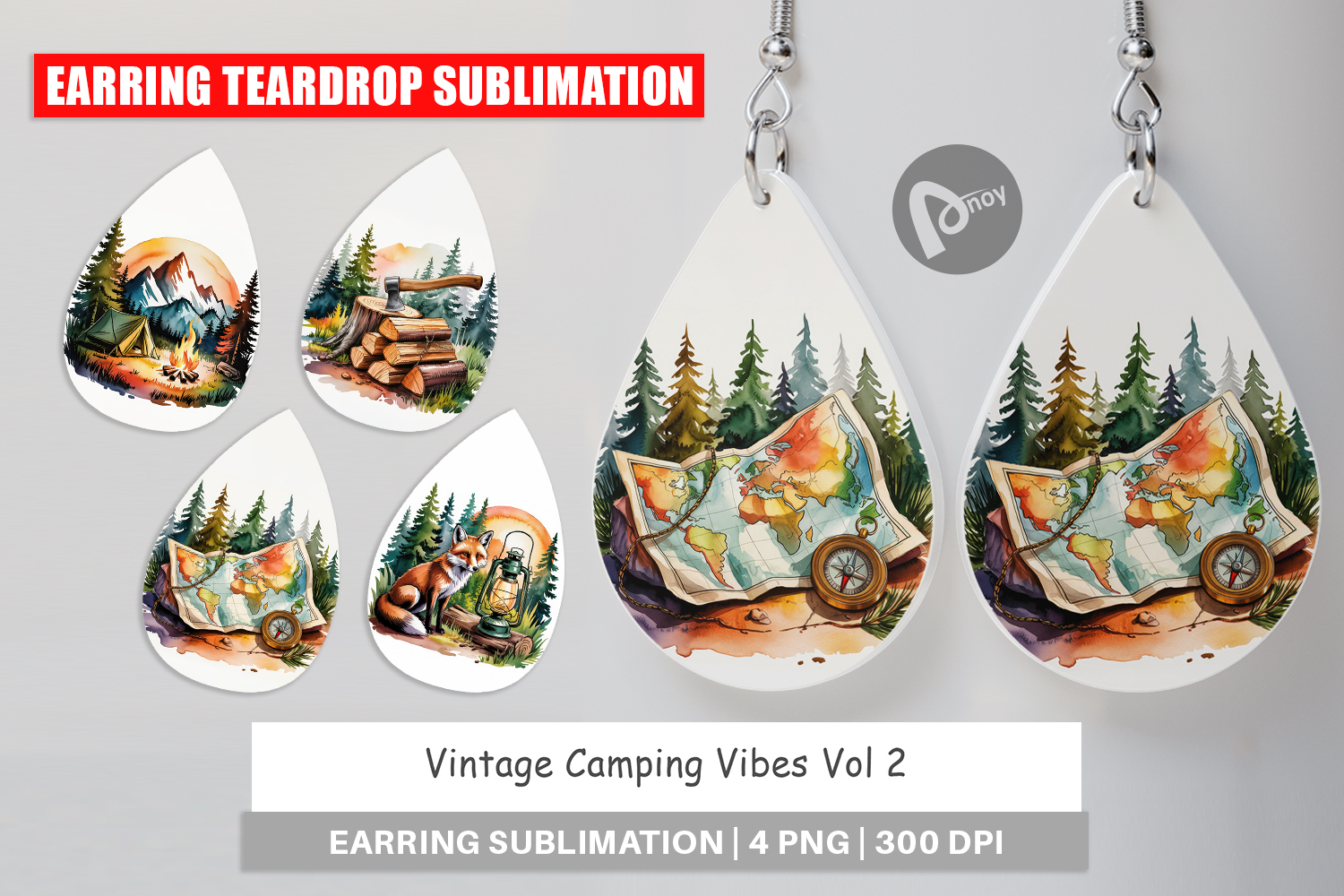 Earring Vintage Camping Vibes product image 1