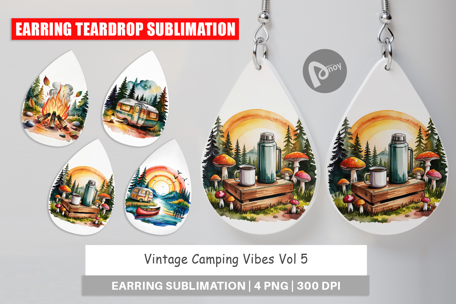 Earring Vintage Camping Vibes product image 1