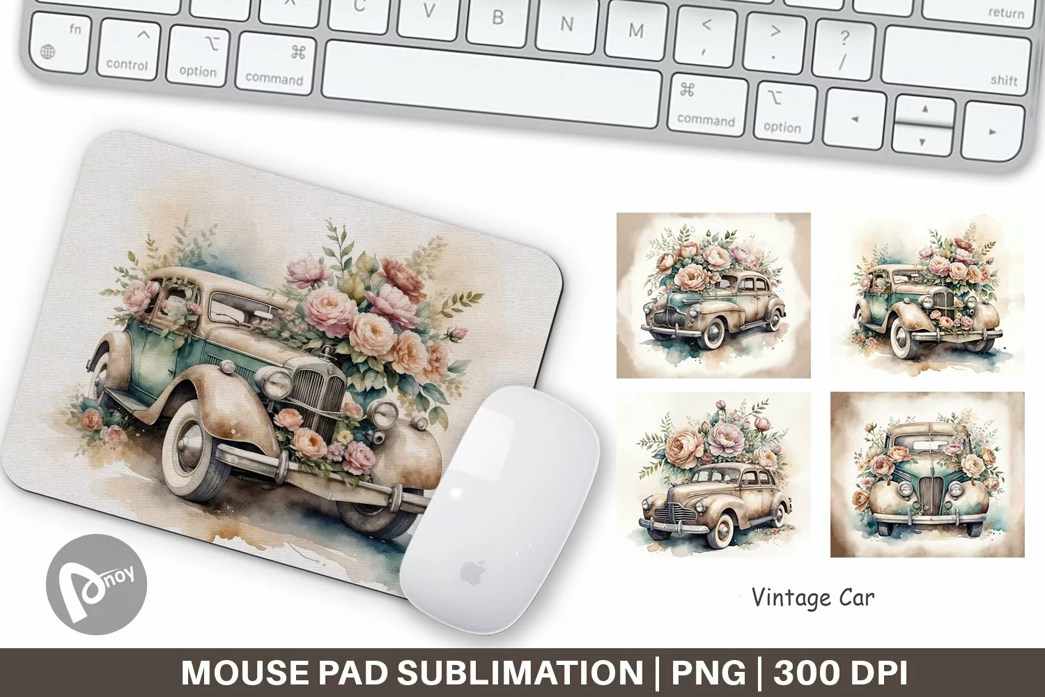 Mouse Pad Vintage Car product image 1