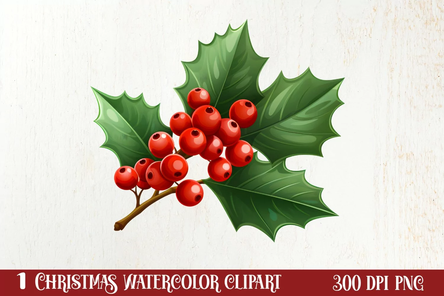 Vintage Christmas Collection Sublimation Clipart product image 1
