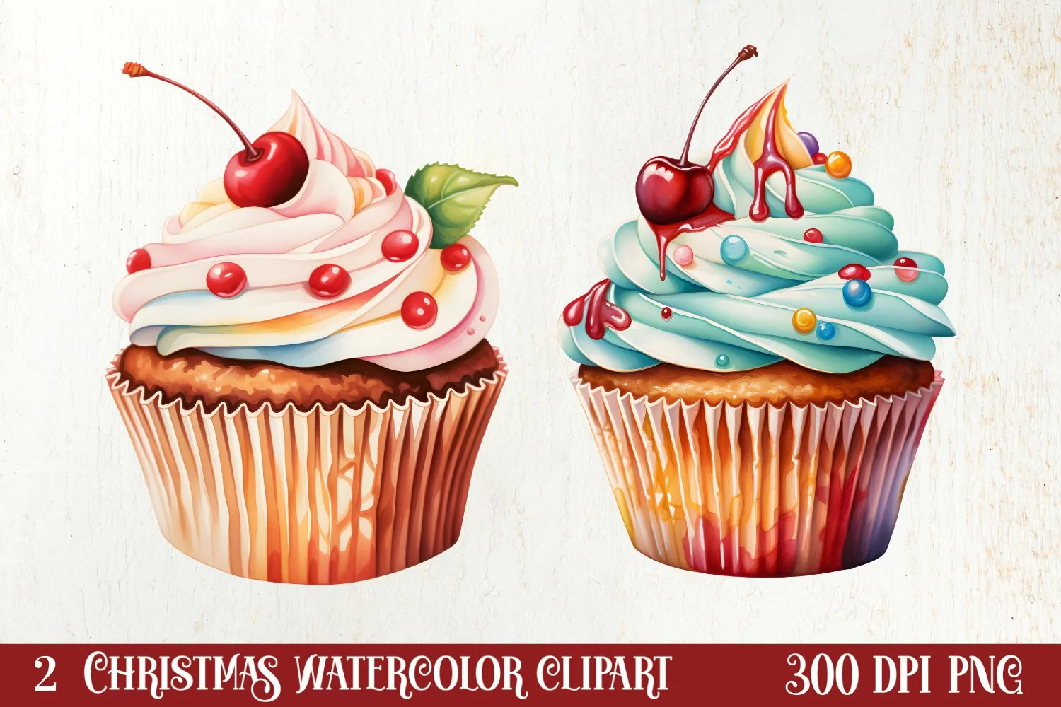 Vintage Christmas Cupcake Clipart Bundle, Vintage Christmas Cupcake Clipart, Vintage Christmas Cupcake Clipart Bundle, Vintage Christmas Cupcake Watercolor, Watercolor Vintage Christmas Cupcake, Vintage Christmas Cupcake Sublimation, Vintage Christmas Cup
