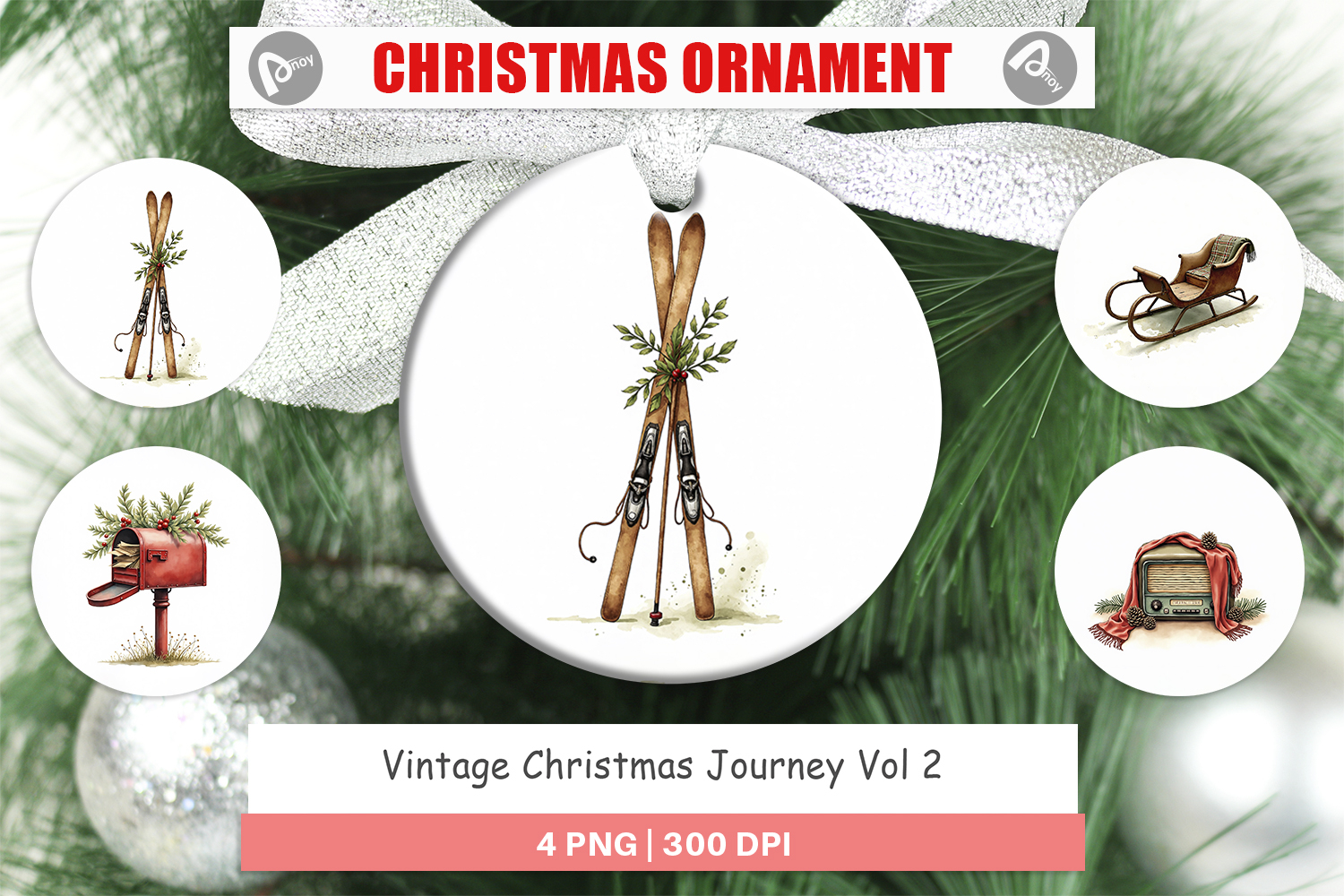 Vintage Christmas Journey Ornament product image 1
