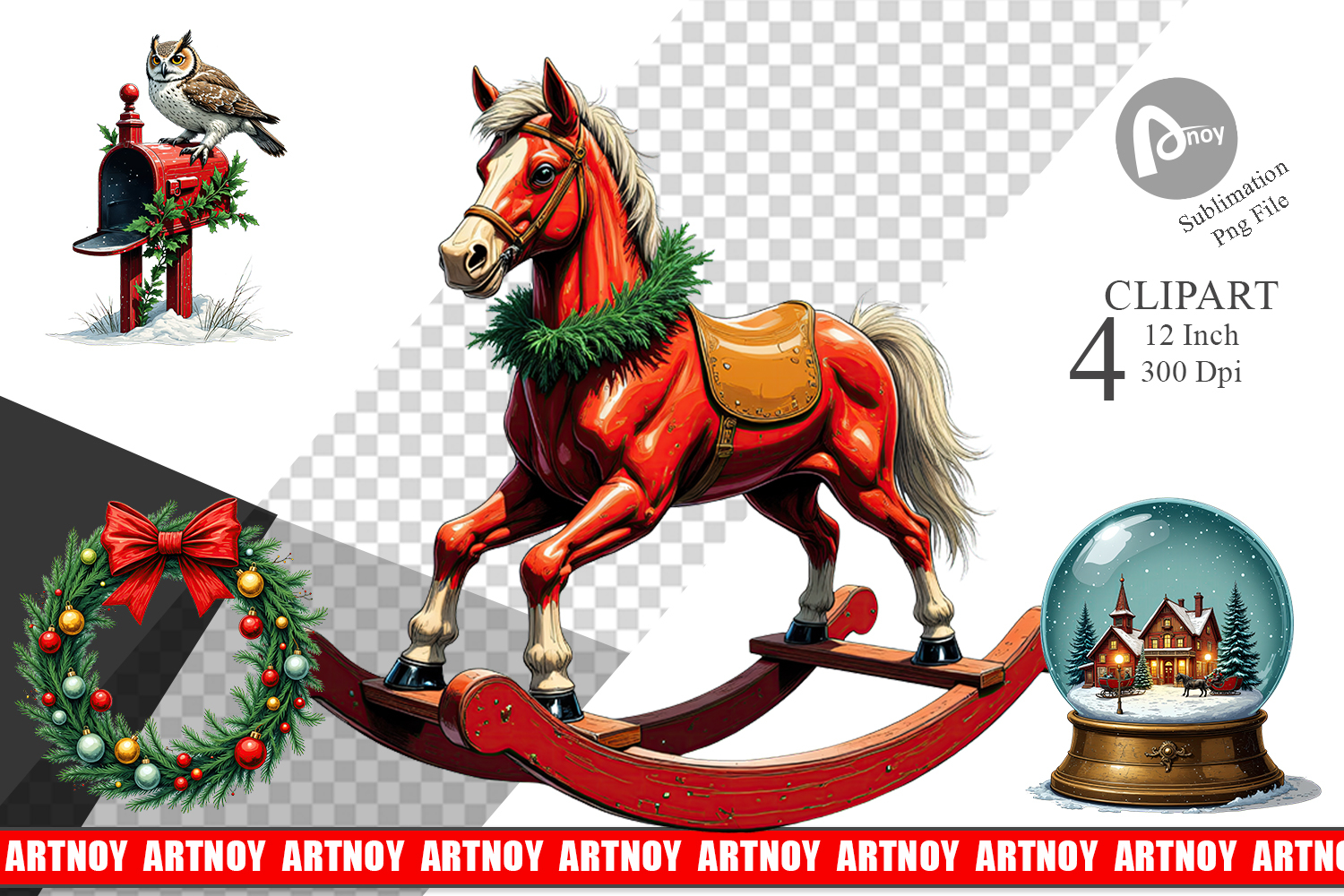Vintage Christmas Clipart