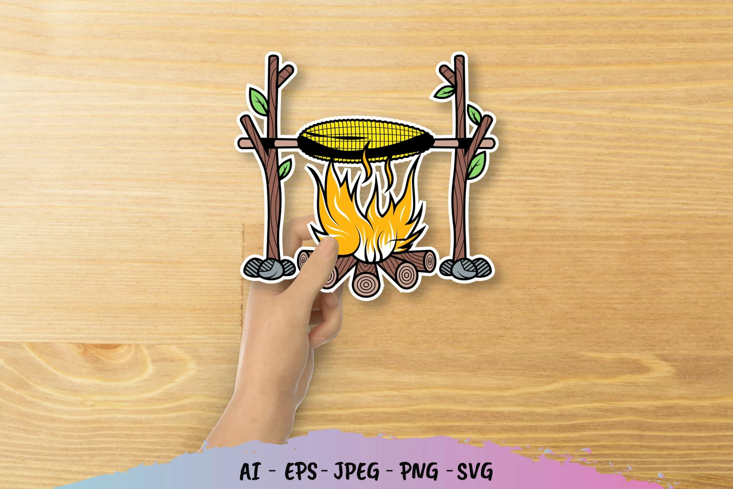 Cooking in Nature Sticker product image 1