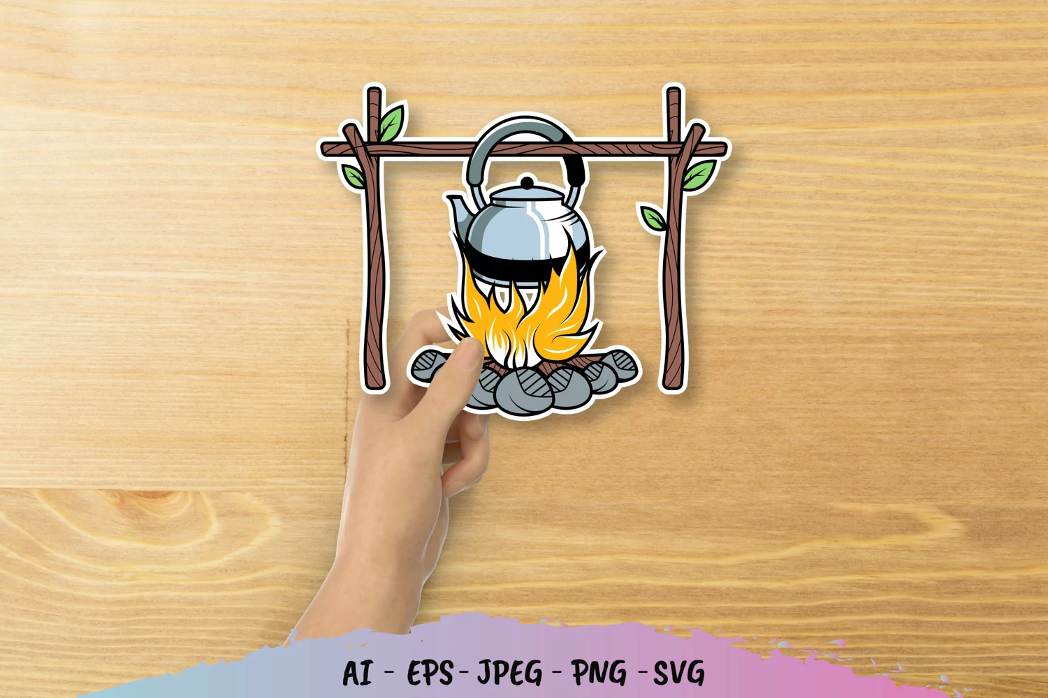Cooking in Nature Sticker product image 1
