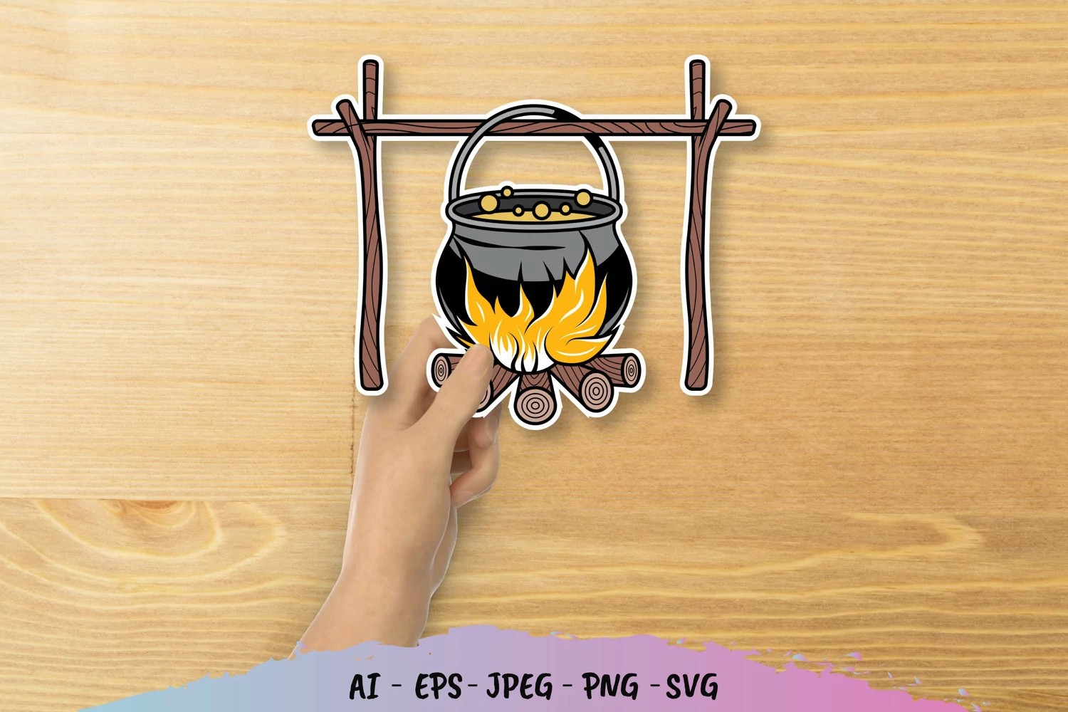 Cooking in Nature Sticker product image 1