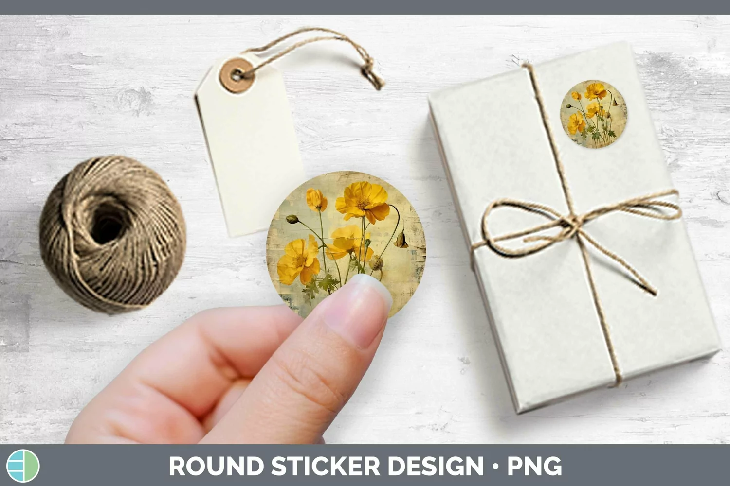 GorgeousVintage Decoupage Stickers design.