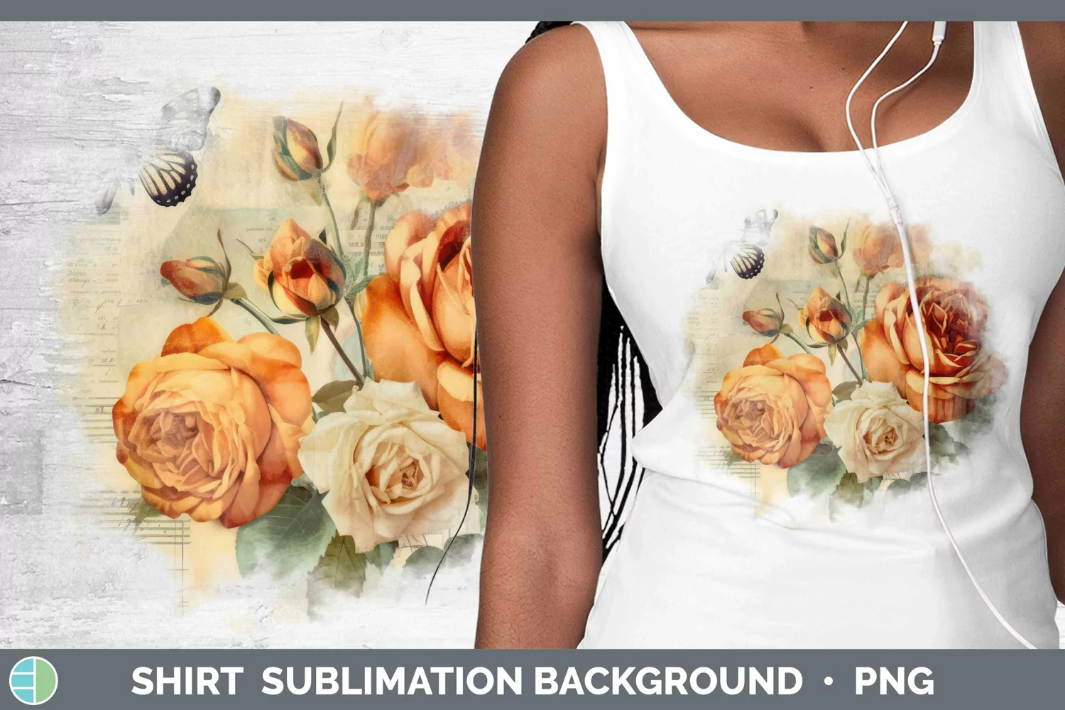 GorgeousVintage Decoupage Shirt design.