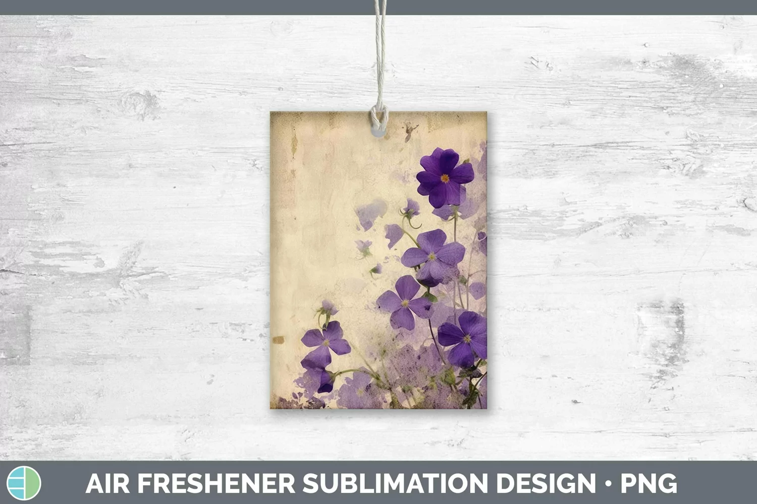 GorgeousVintage Decoupage Air Freshener design.