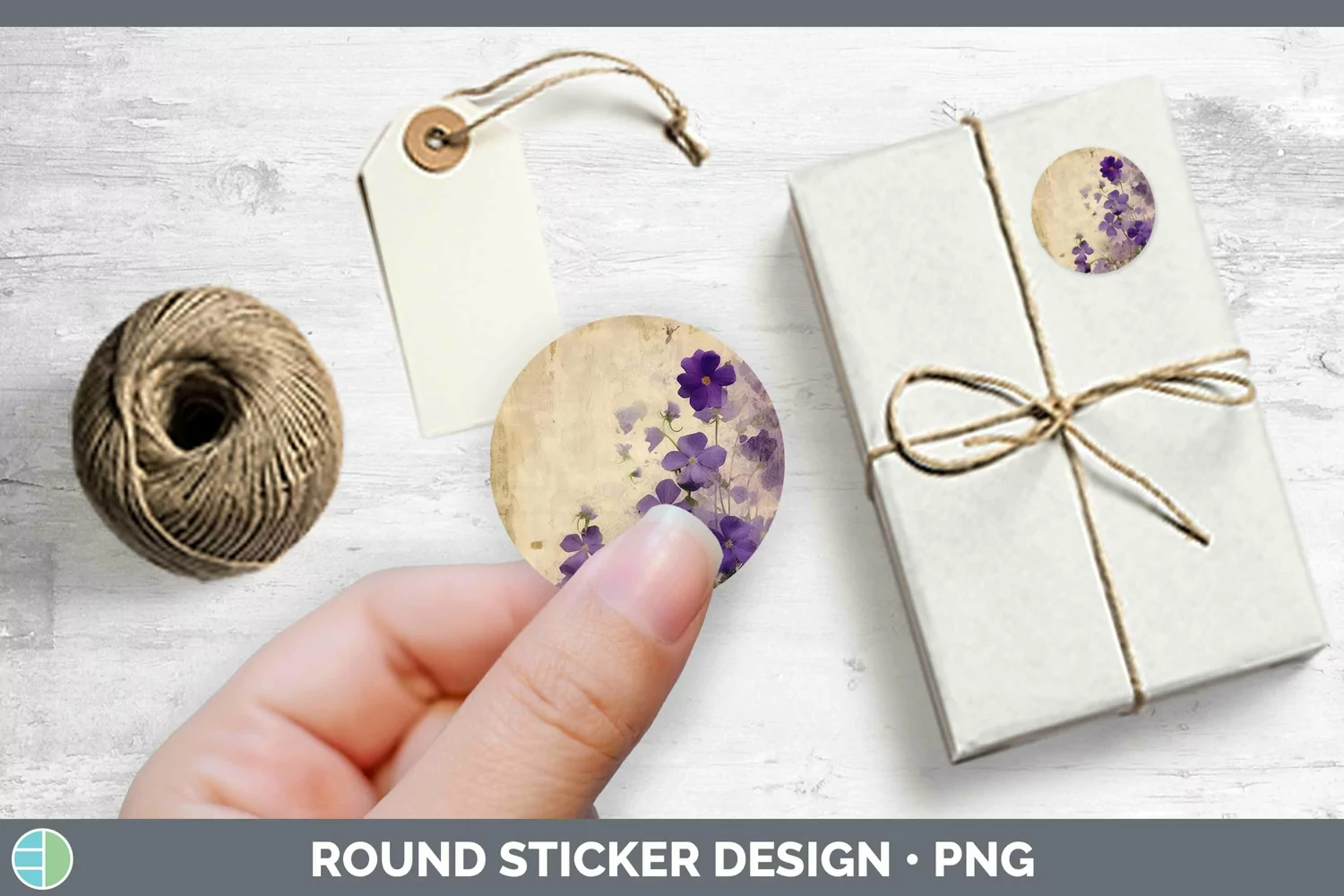 GorgeousVintage Decoupage Stickers design.