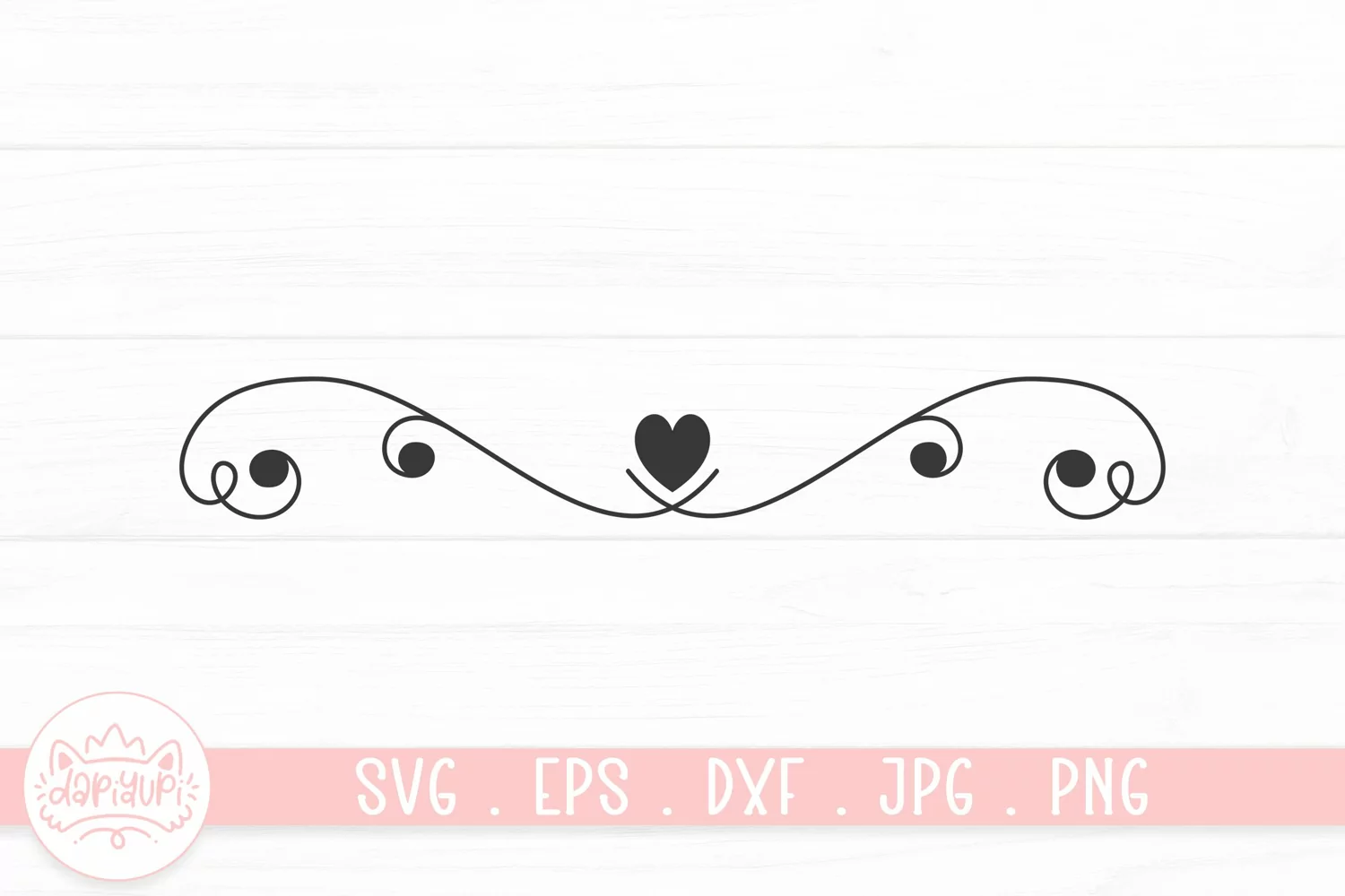 Vintage Divider SVG Cut File product image 1