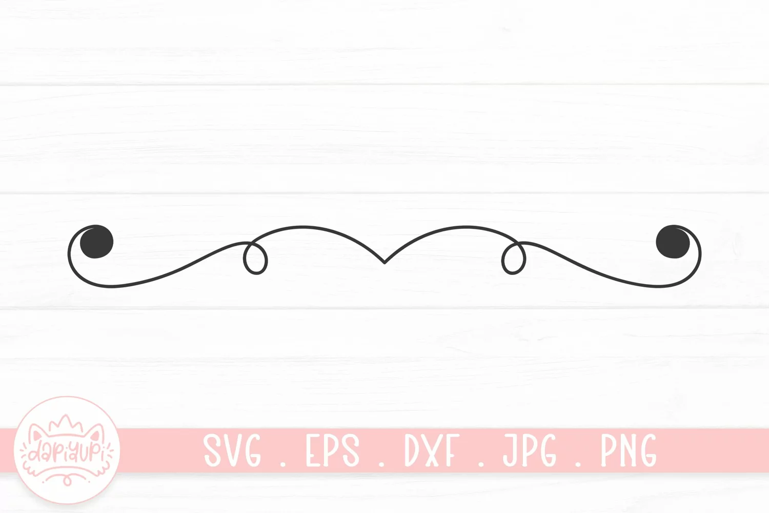 Vintage Divider SVG Cut File product image 1