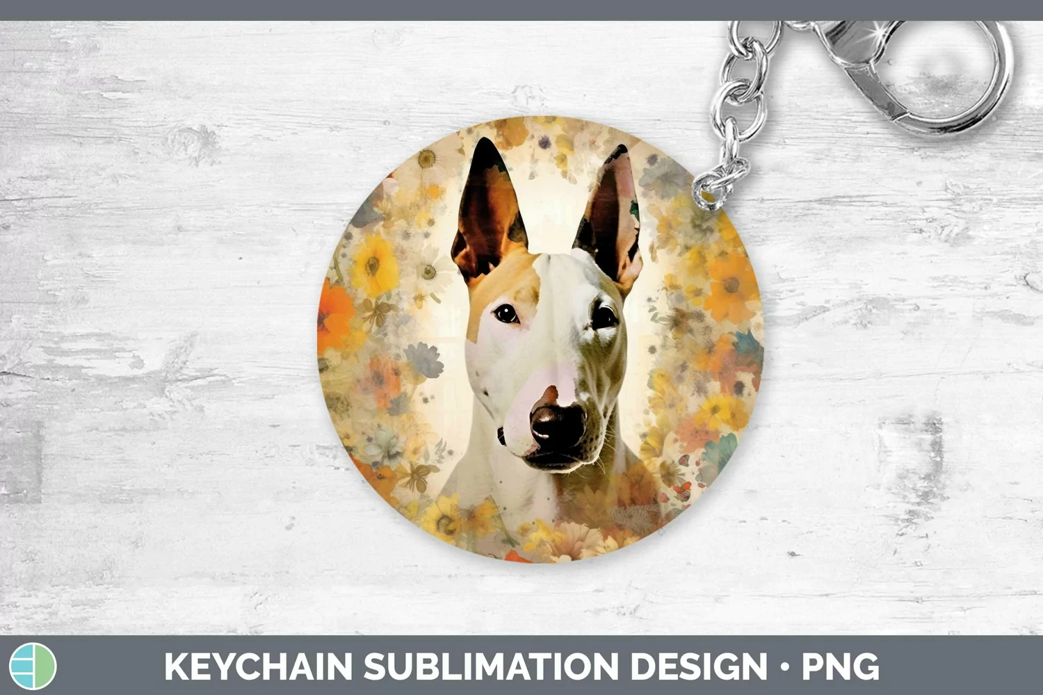 GorgeousVintage Dogs Keychain design.
