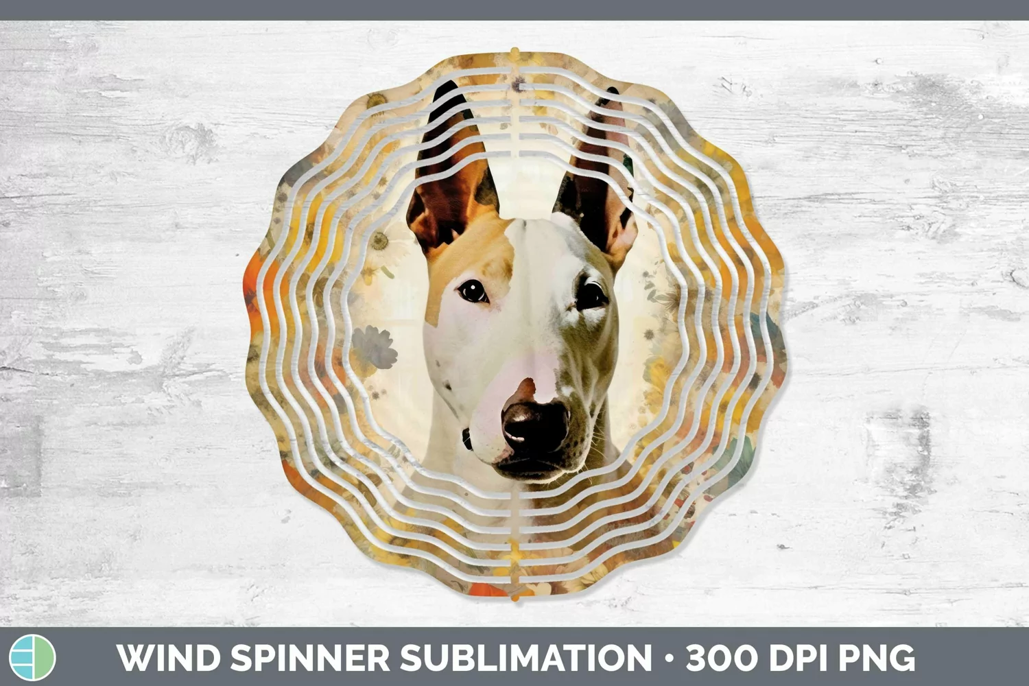 GorgeousVintage Dogs Wind Spinner design.