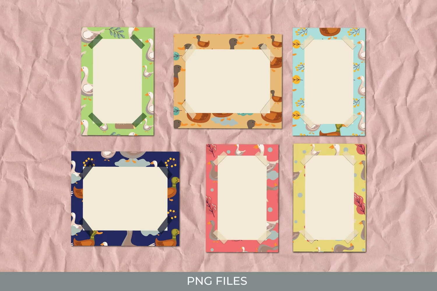 Vintage Duck Seamless Pattern Frames product image 1