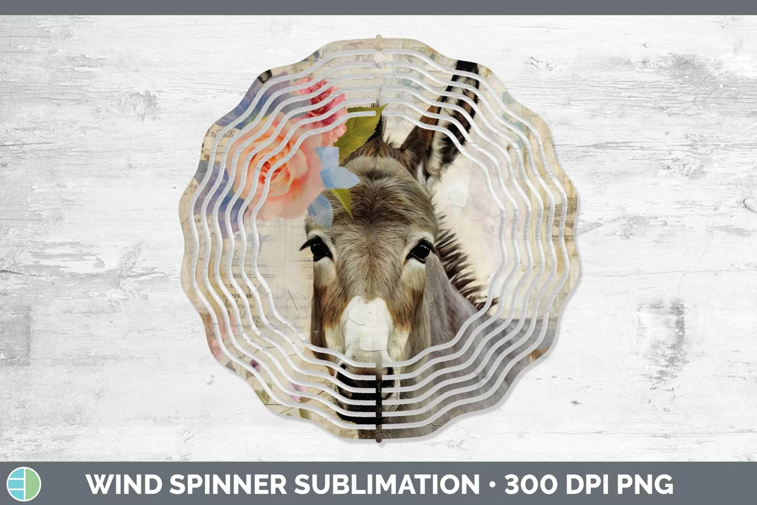 GorgeousVintage Farm Wind Spinner design.