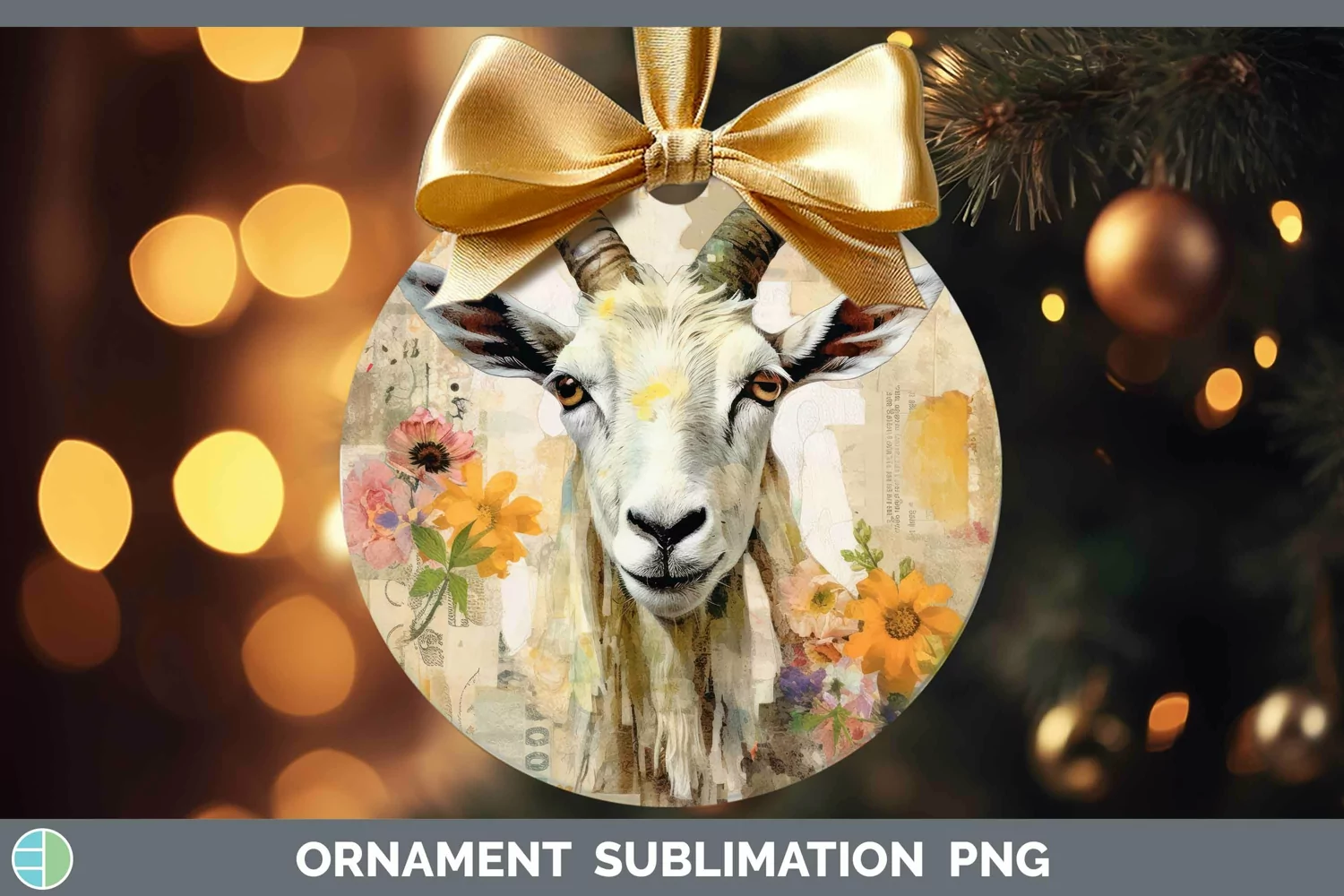 GorgeousVintage Farm Ornament design.