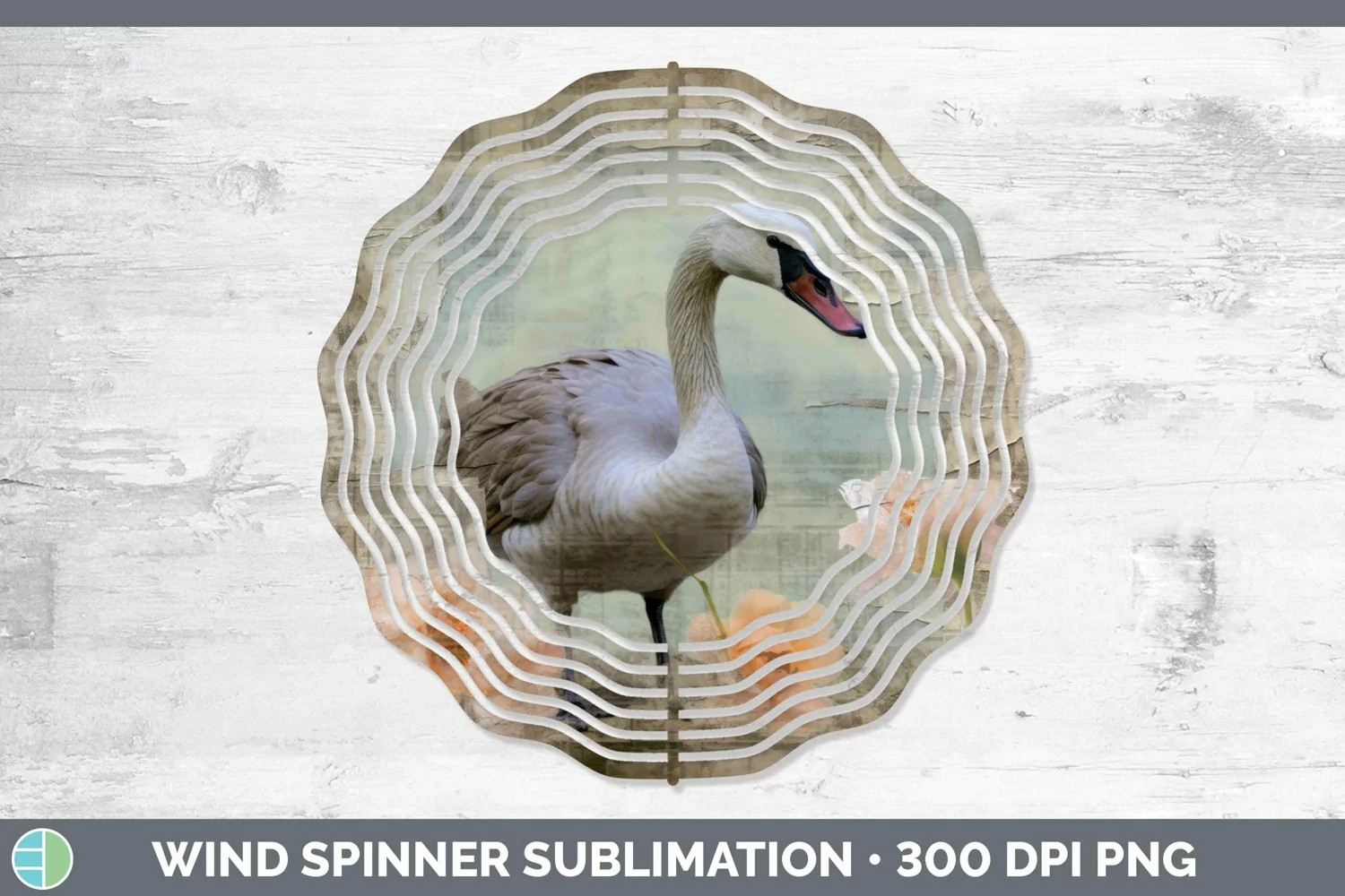 GorgeousVintage Farm Wind Spinner design.