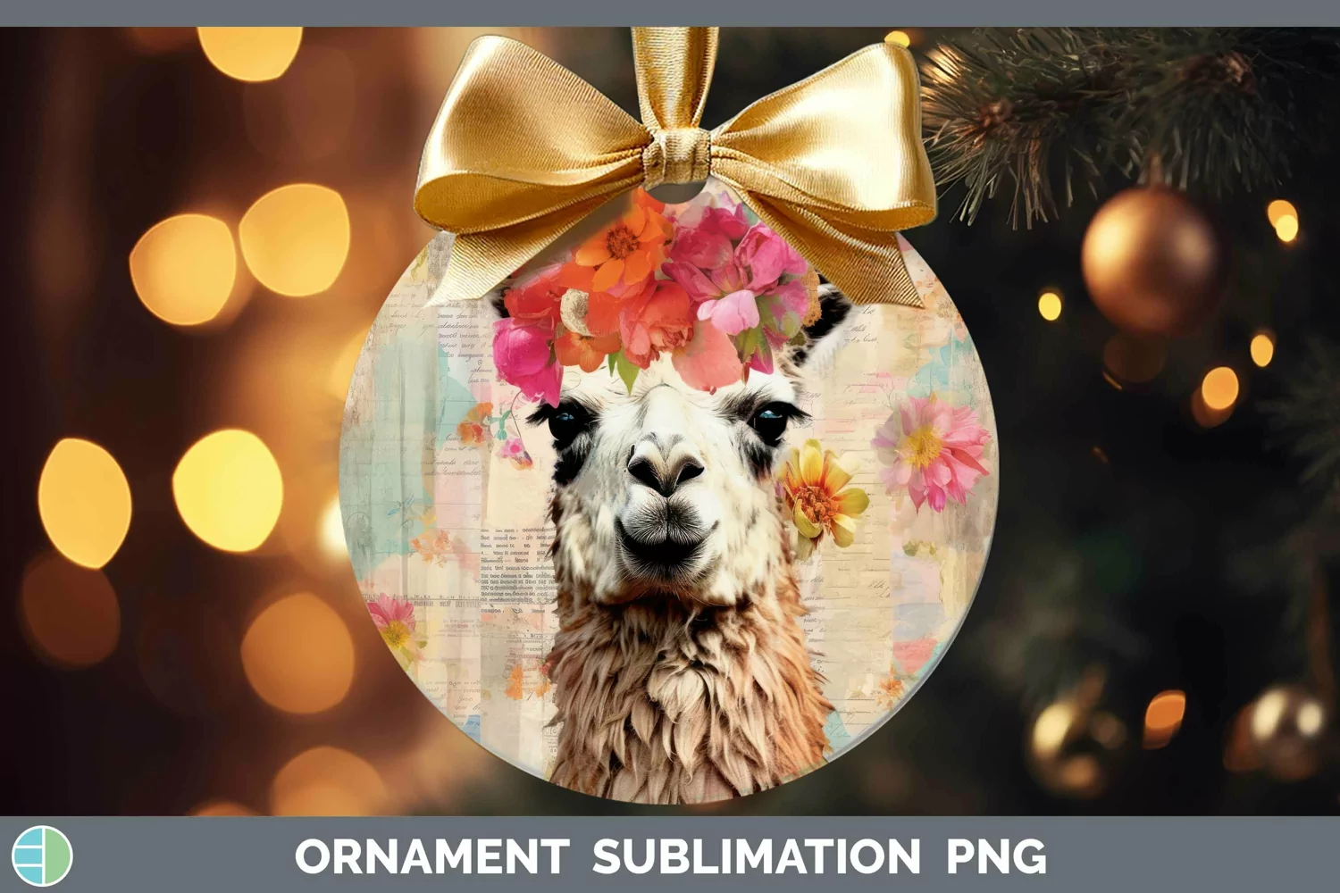 GorgeousVintage Farm Ornament design.