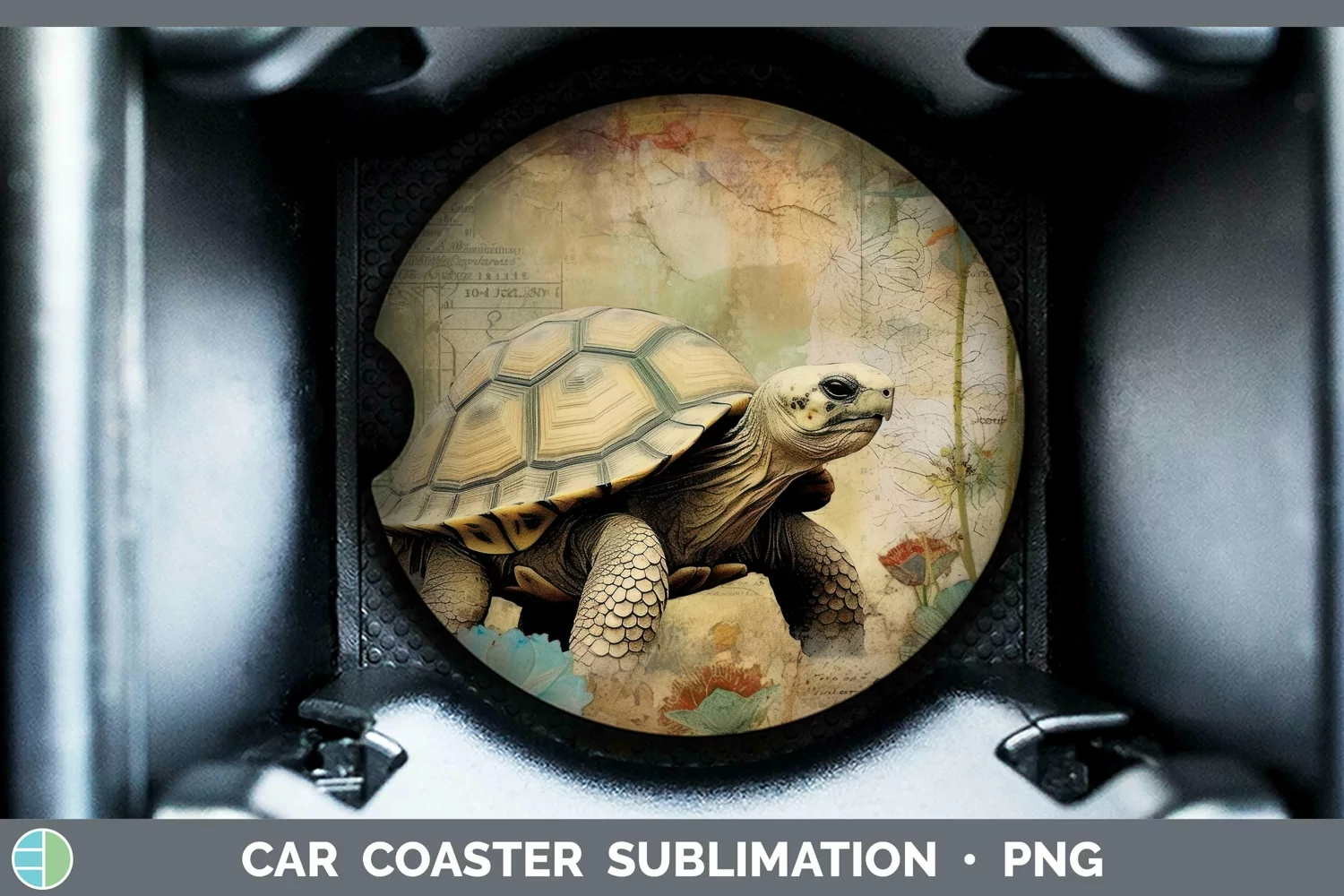 GorgeousVintage Farm Car Coaster design.