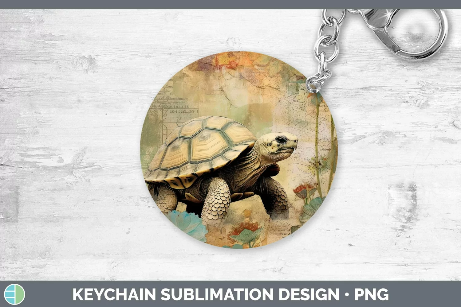 GorgeousVintage Farm Keychain design.