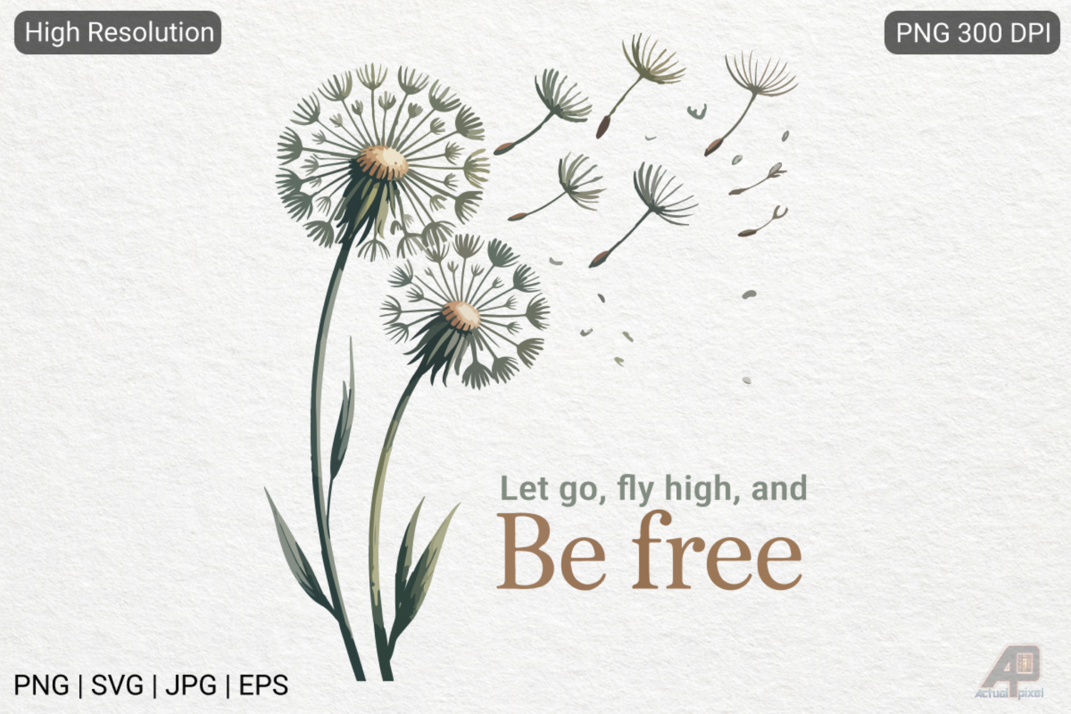 Boho Retro Flowers Inspirational Quotes product image 1