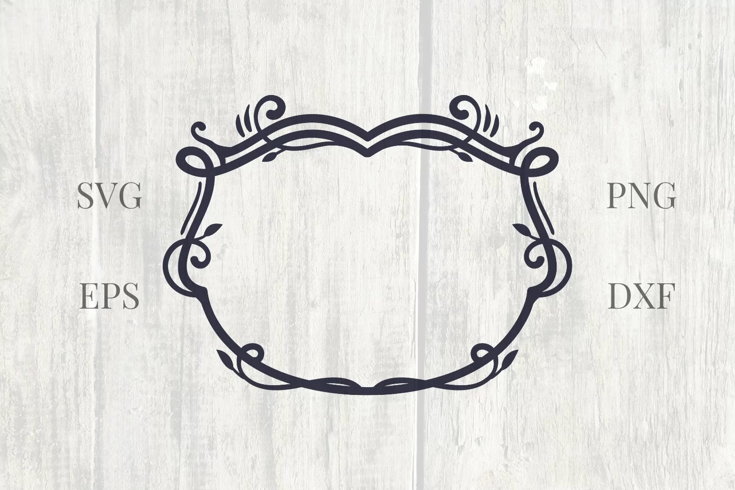 Vintage Fairy Frame SVG product image 1