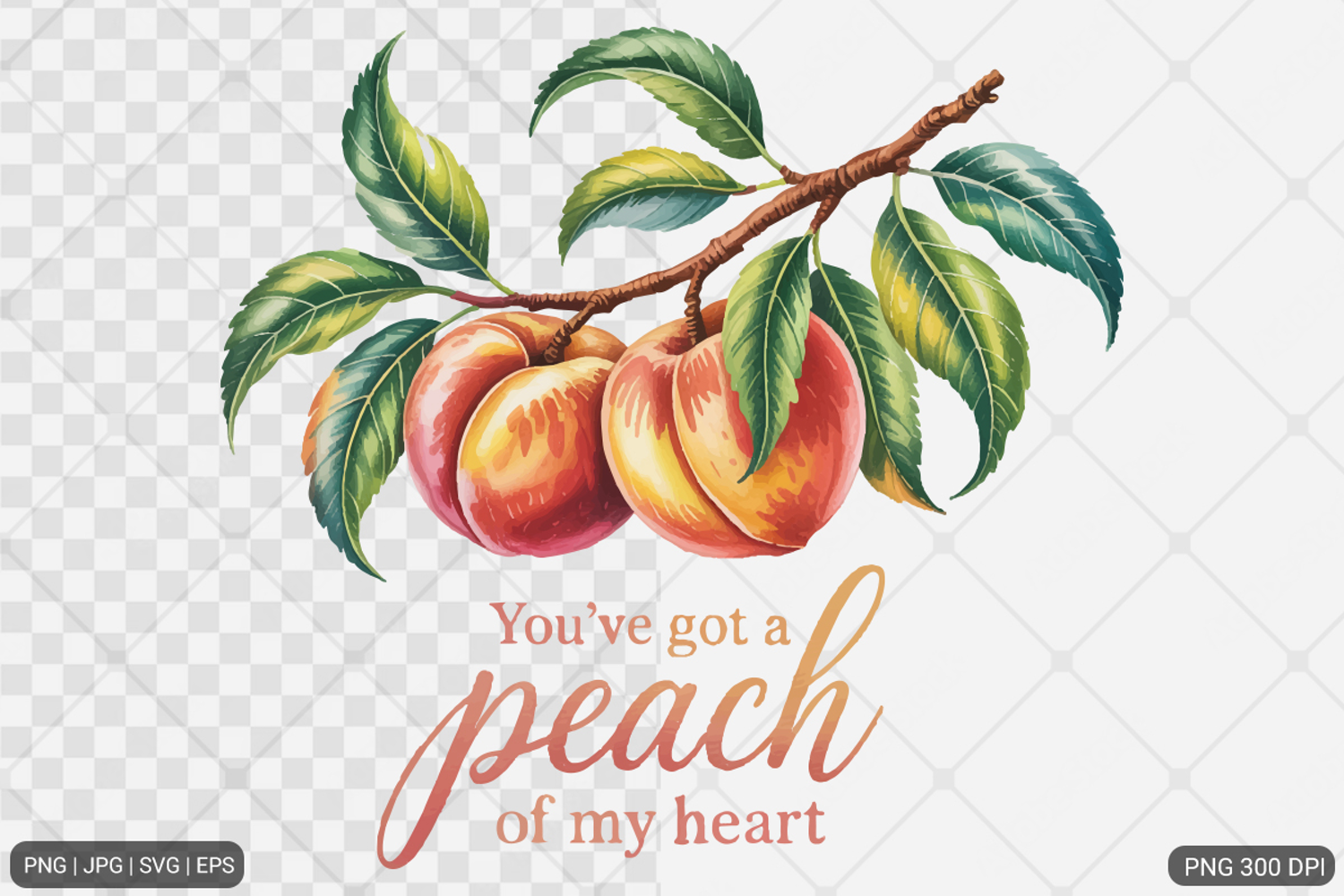 Vintage Fruit Sublimation SVG PNG product image 1