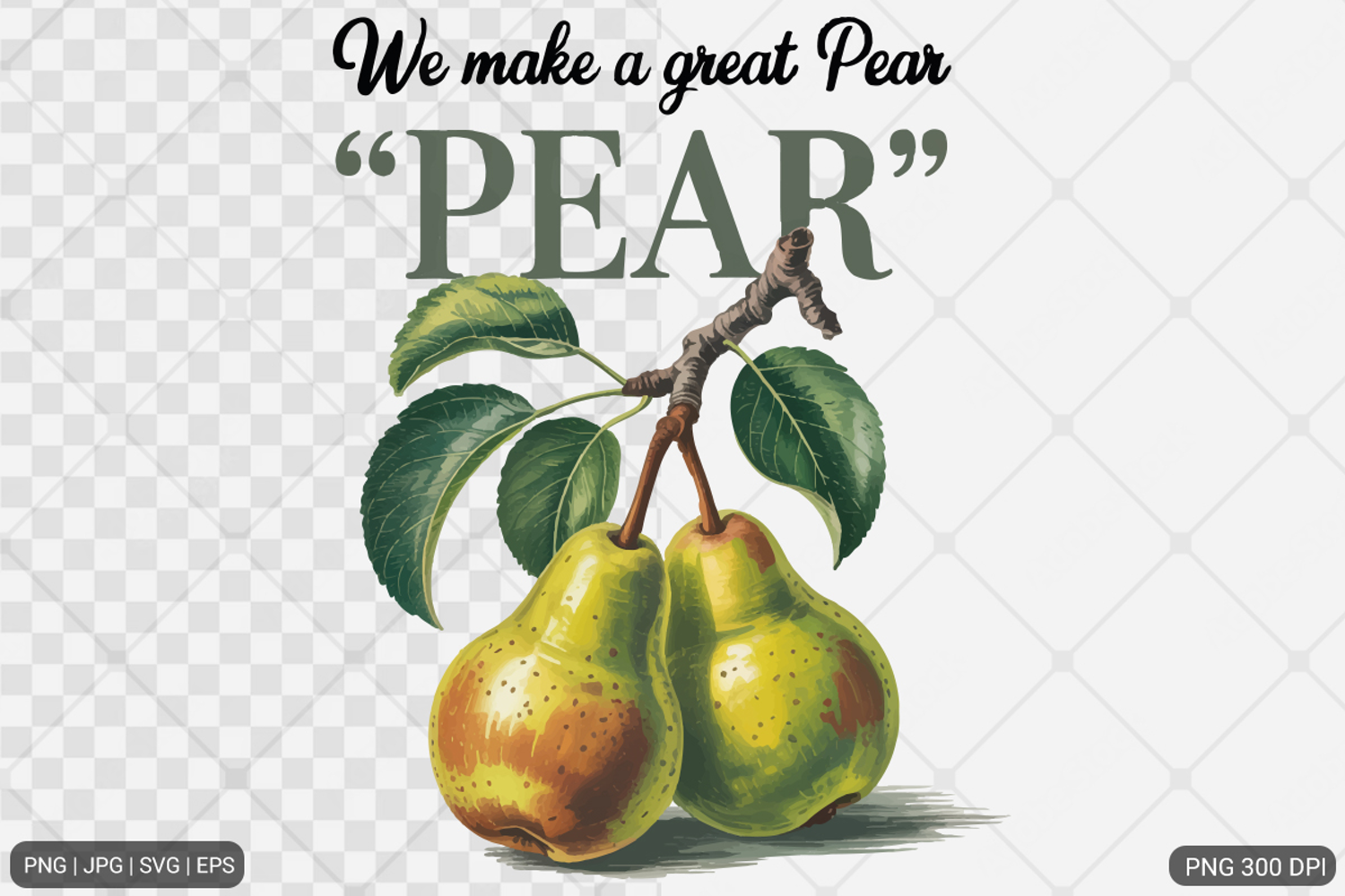 Vintage Fruit Sublimation SVG PNG product image 1