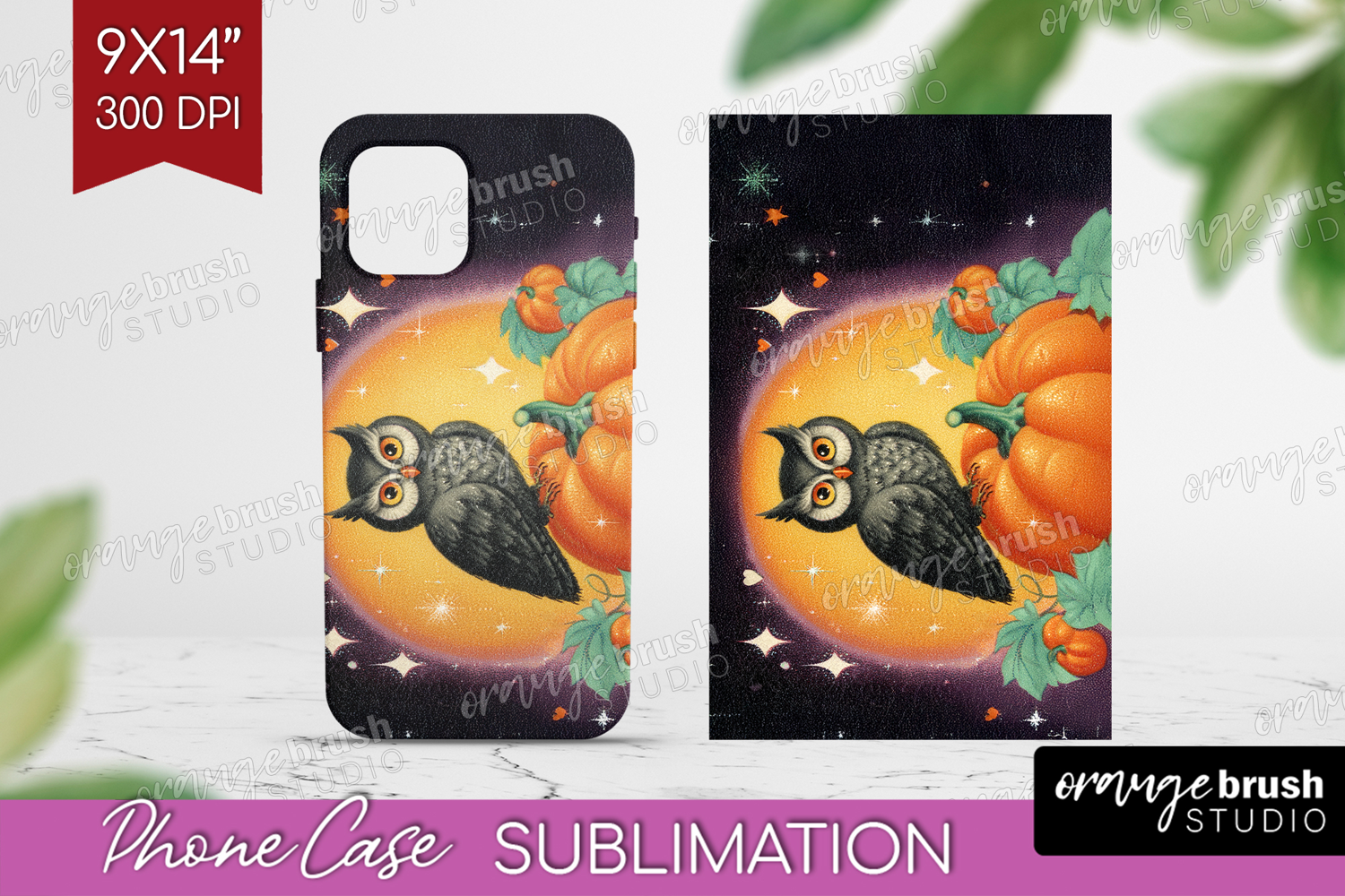 Retro Halloween Phone Case PNG - Vintage Case PNG product image 1