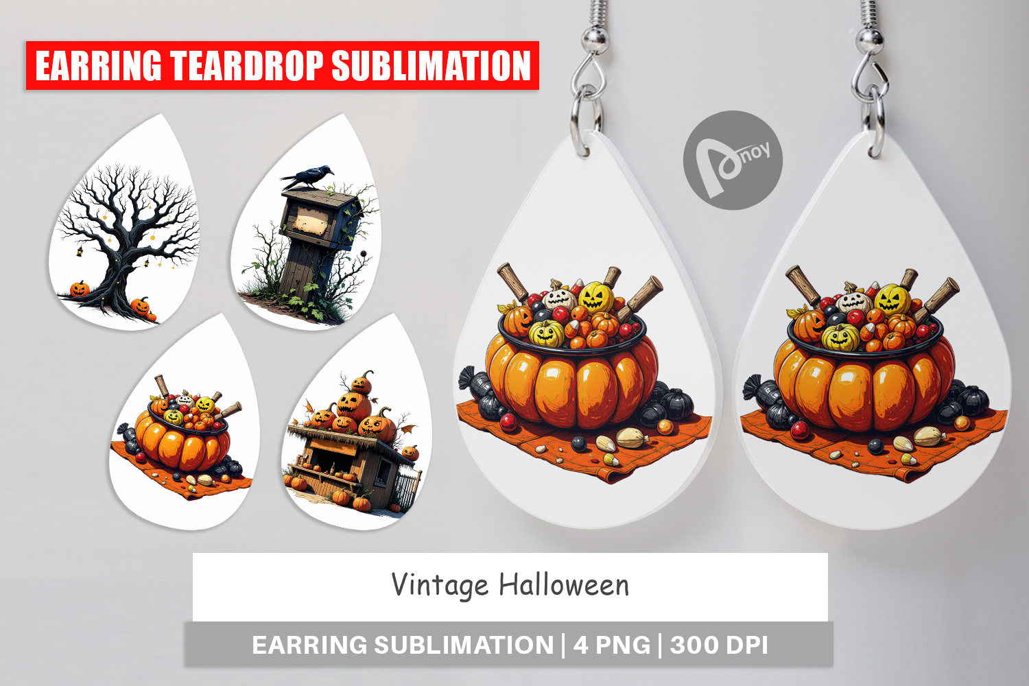 Earring Vintage Halloween