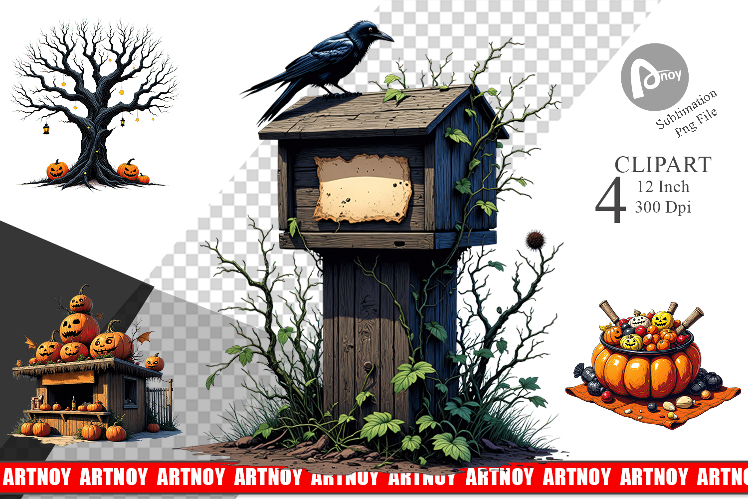 Vintage Halloween Clipart