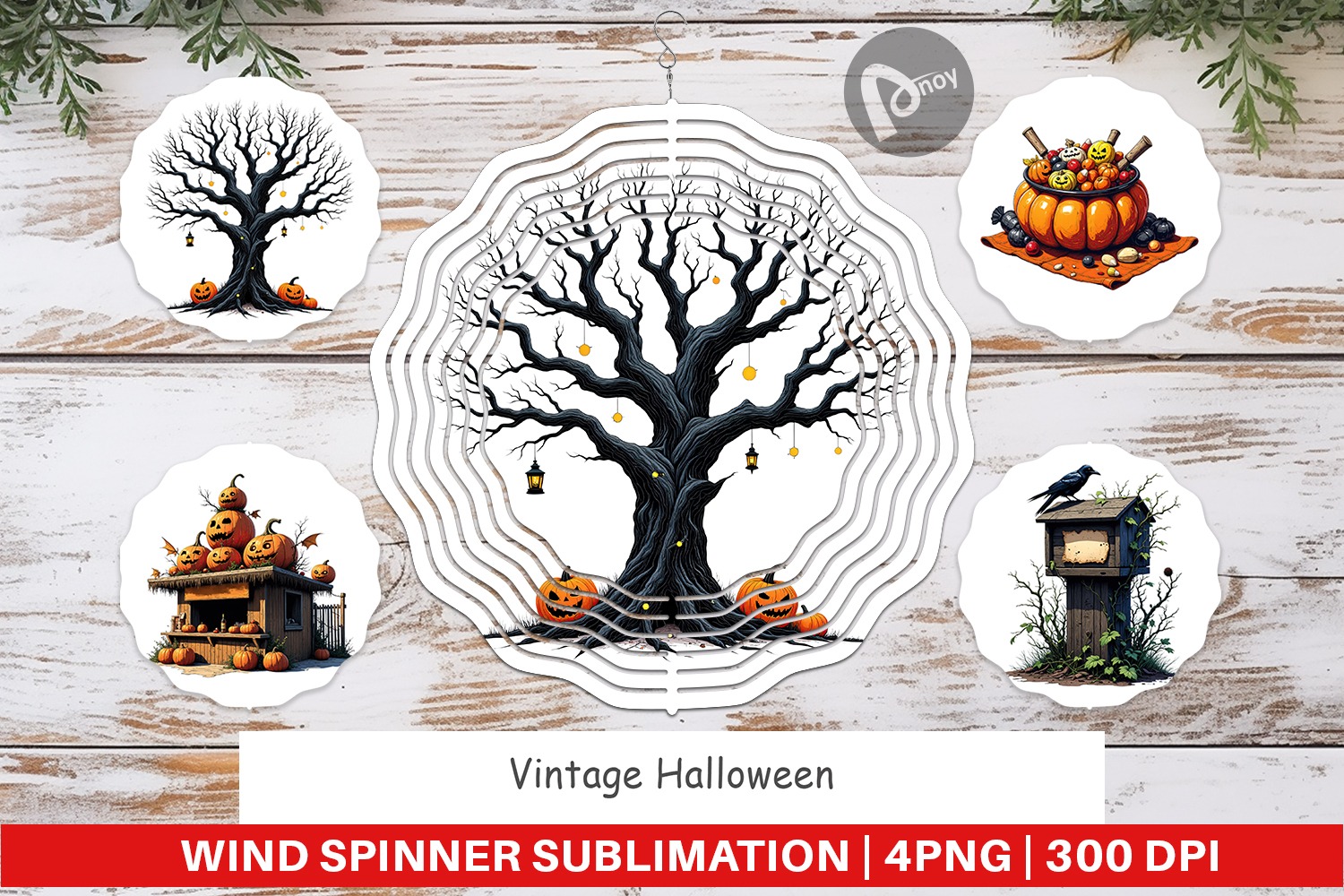 Wind Spinner Vintage Halloween