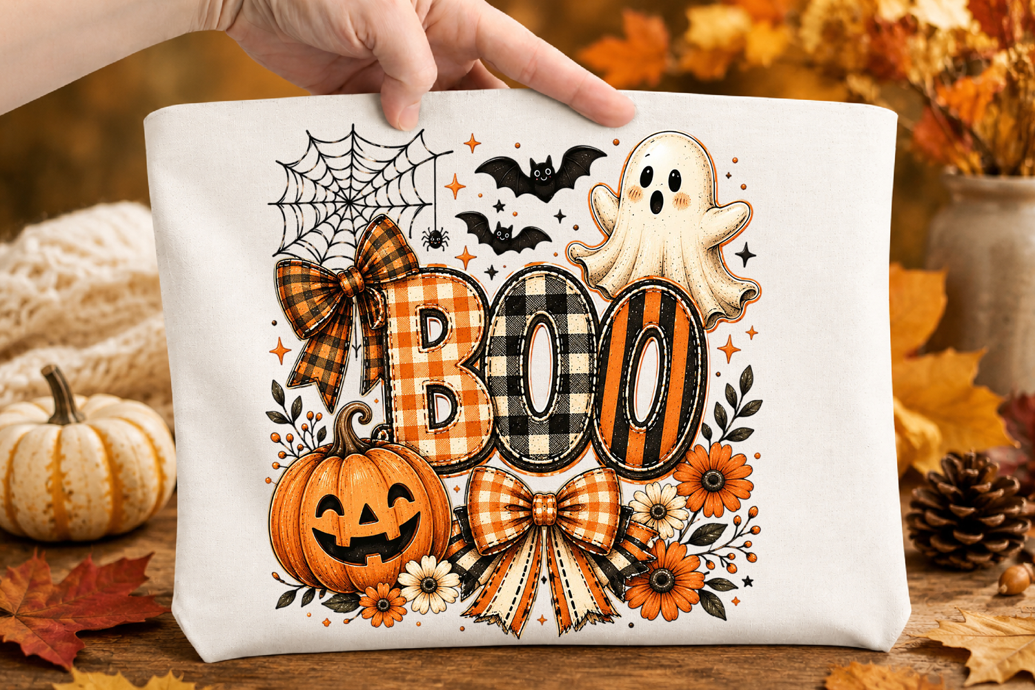 Vintage Halloween Ghost Coquette Png product image 1