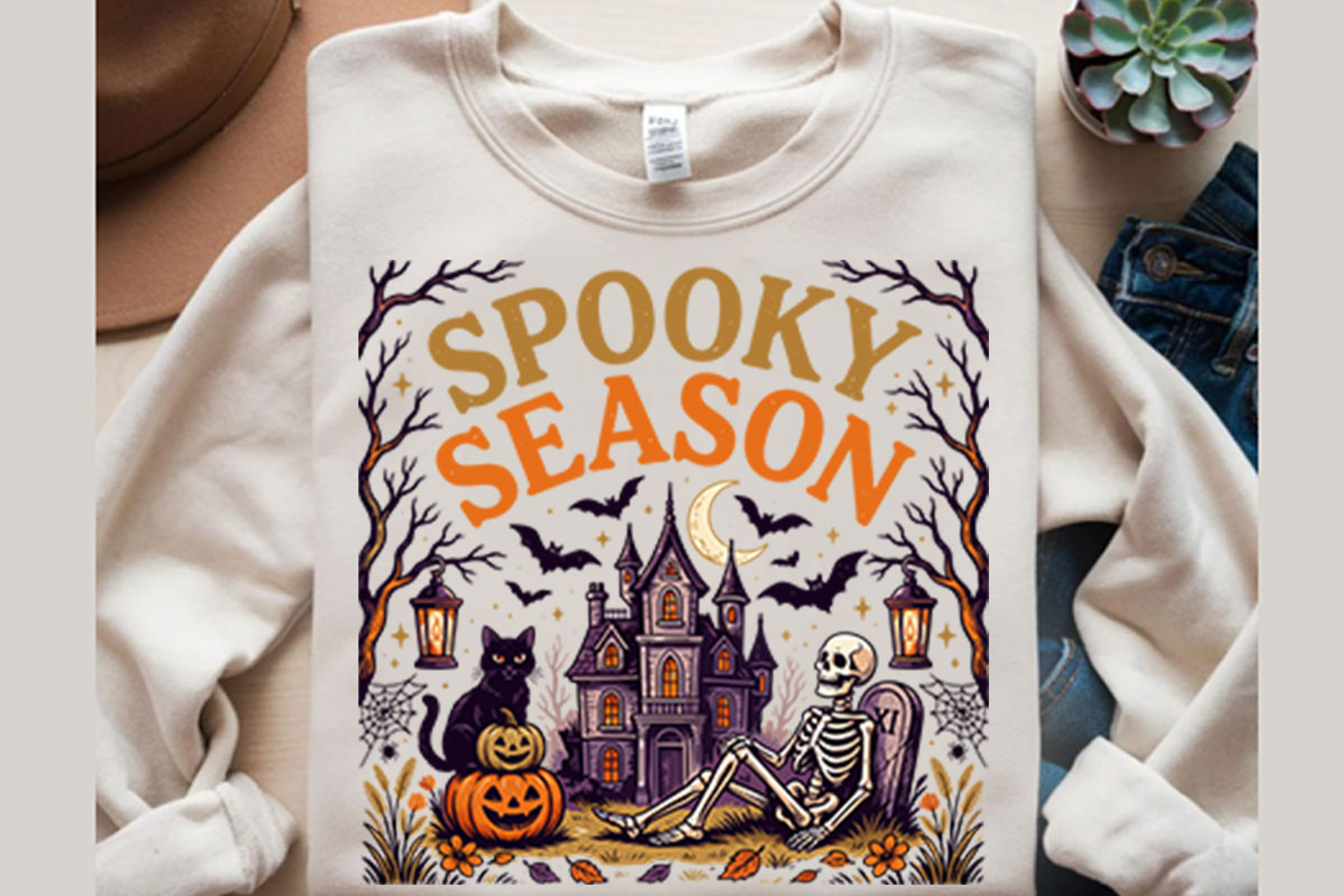 Vintage Halloween Horror Night PNG Designs product image 1