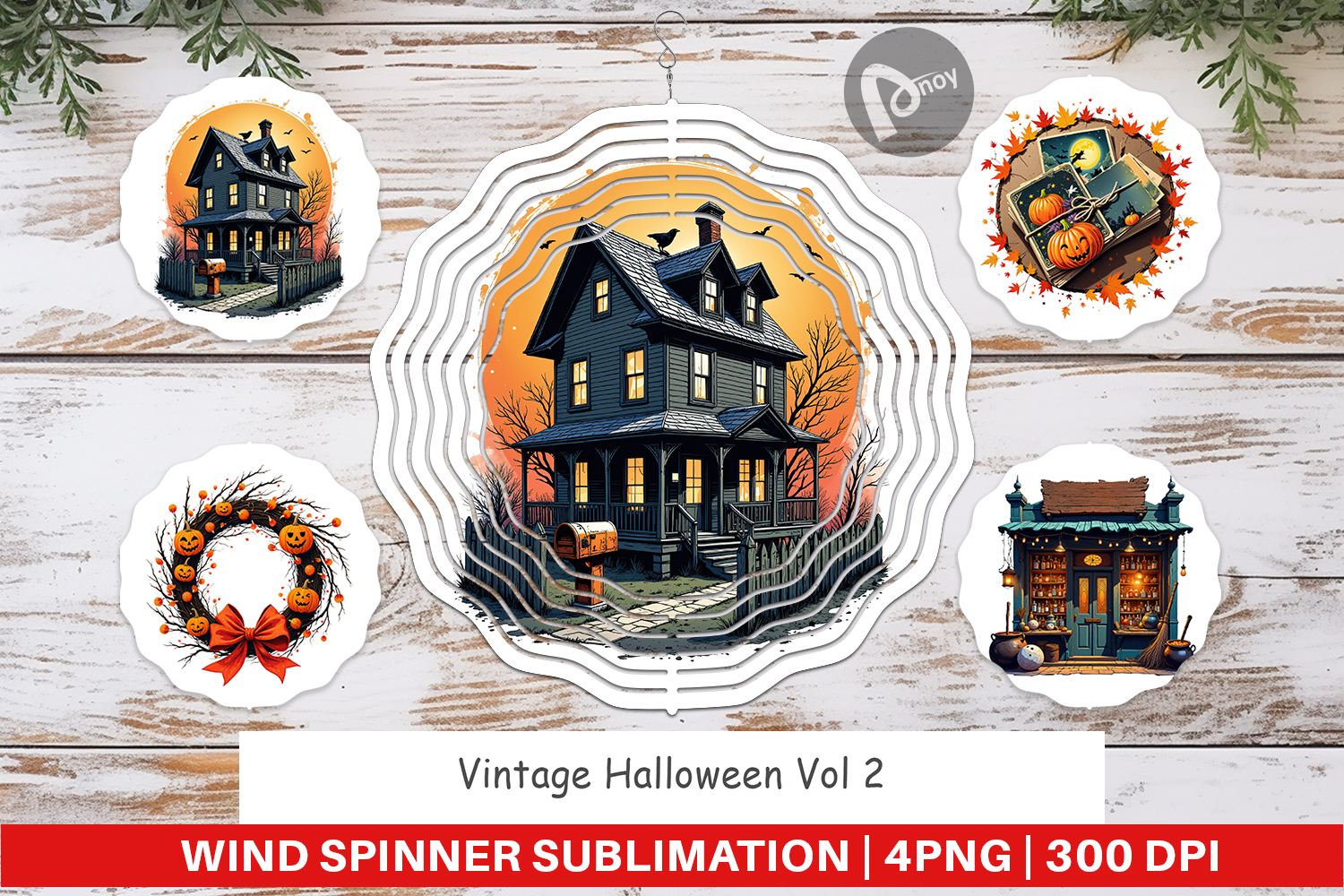 Wind Spinner Vintage Halloween