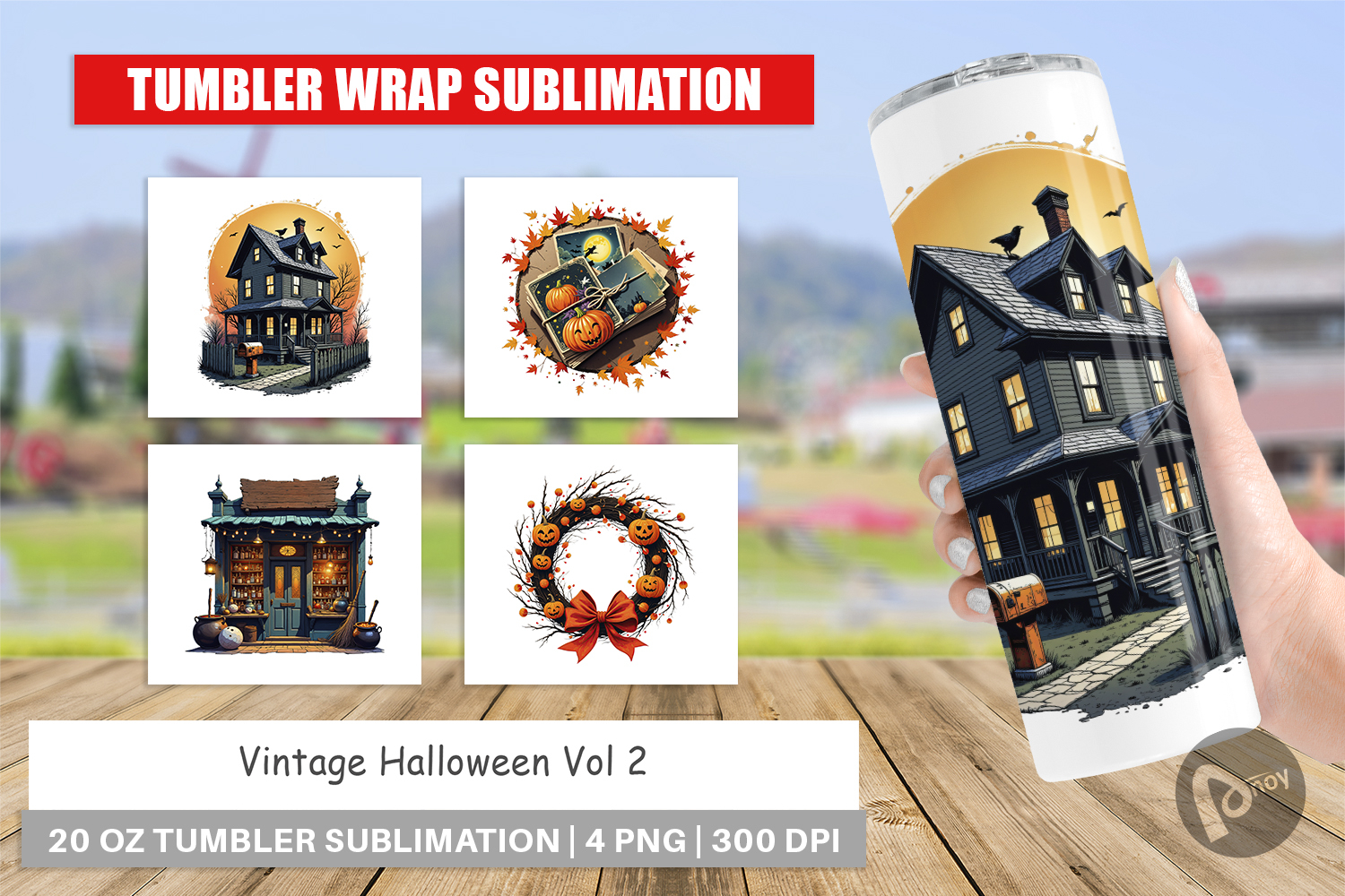 Tumbler Vintage Halloween