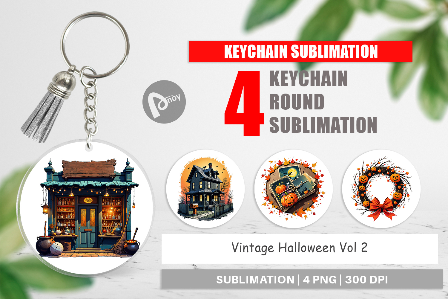 Keychain Vintage Halloween