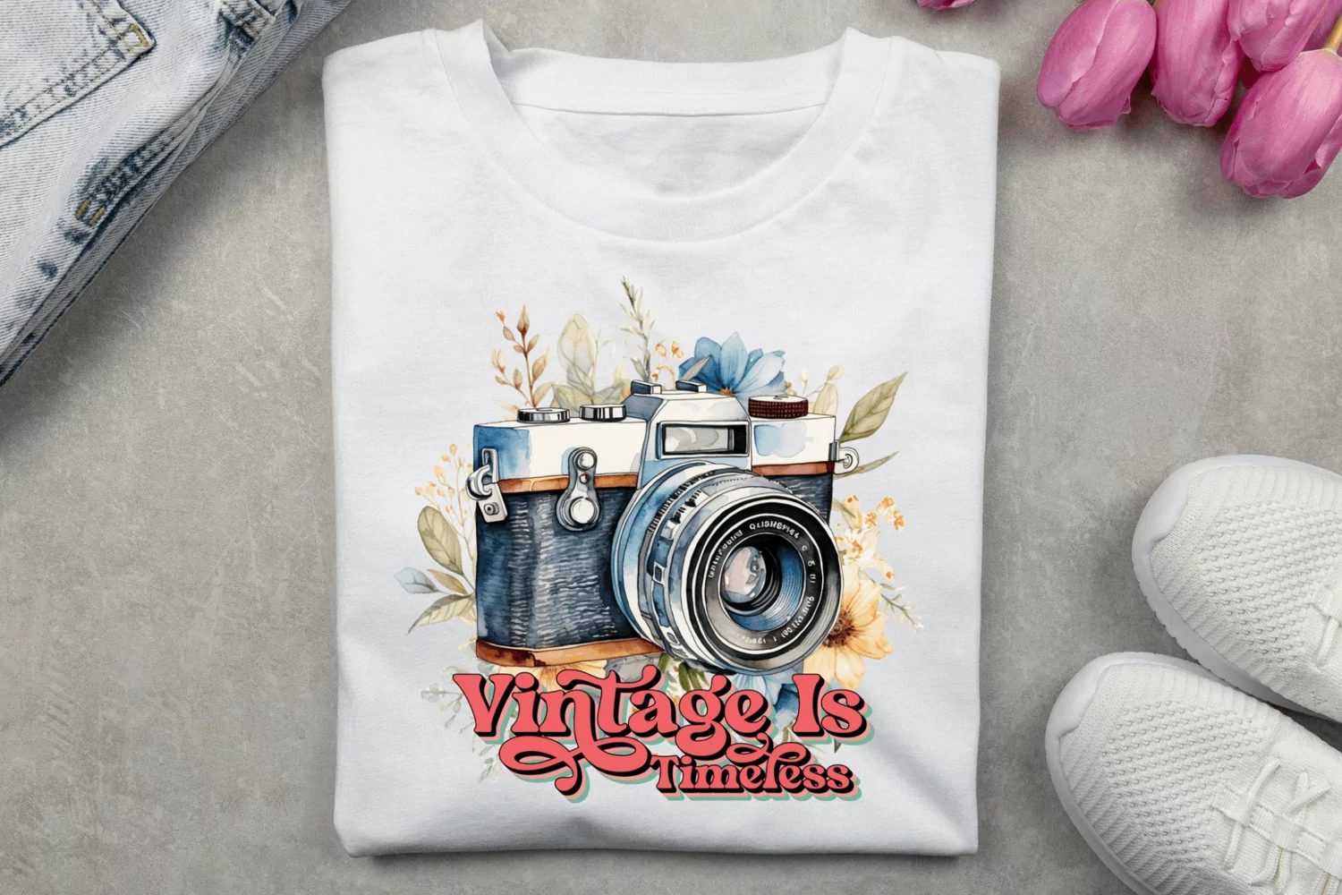 Vintage is Timeless Sublimation PNG product image 1