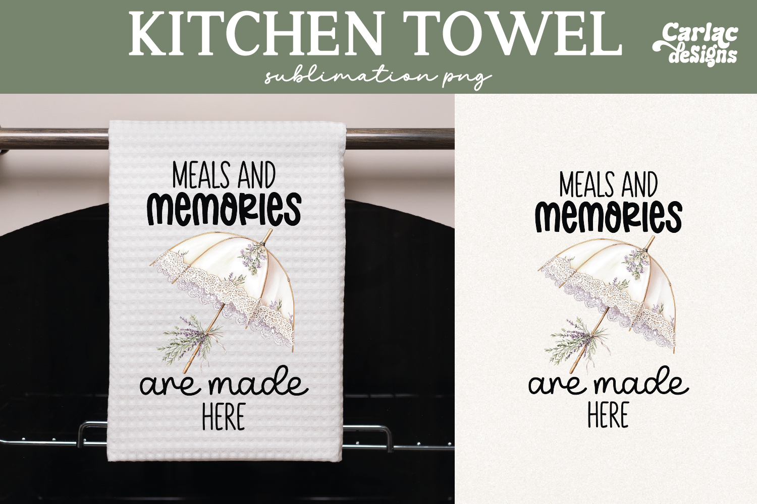 Vintage Kitchen Towel Sublimation