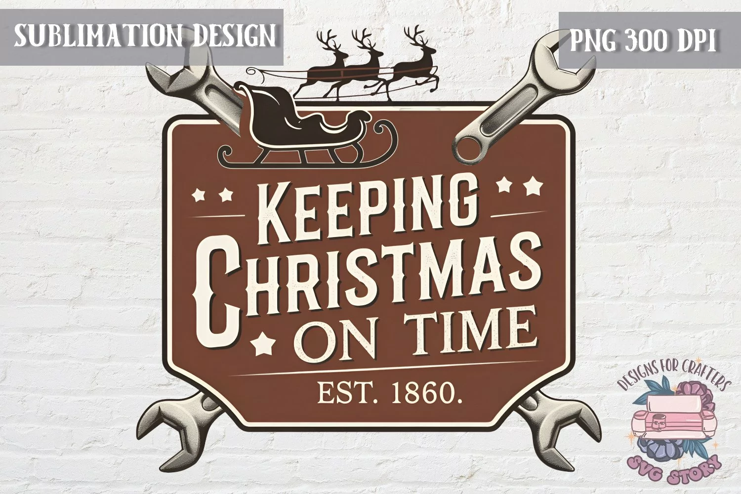 Christmas Christmas Vintage Labels Sublimation Retro product image 1