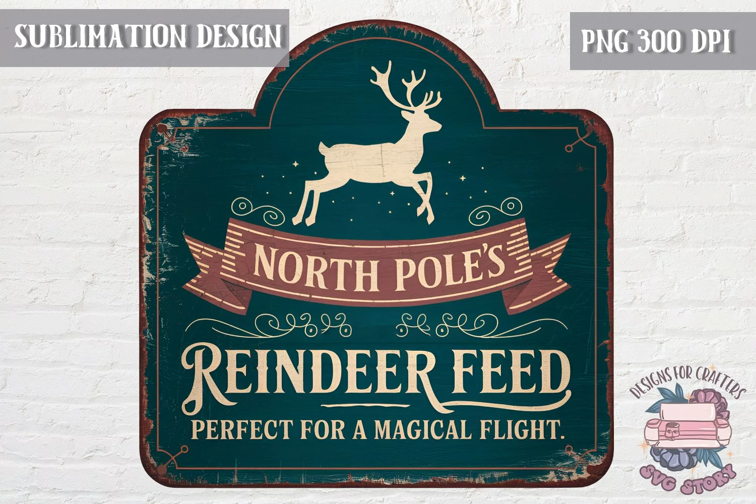 Christmas Christmas Vintage Labels Sublimation Retro product image 1