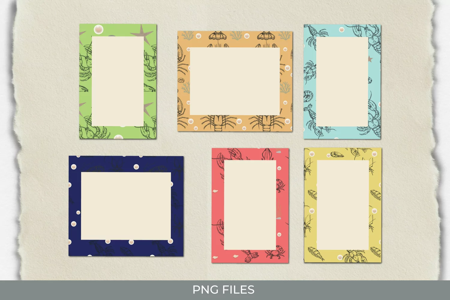 Scrapbooking Vintage Lobster Frames Set product image 1