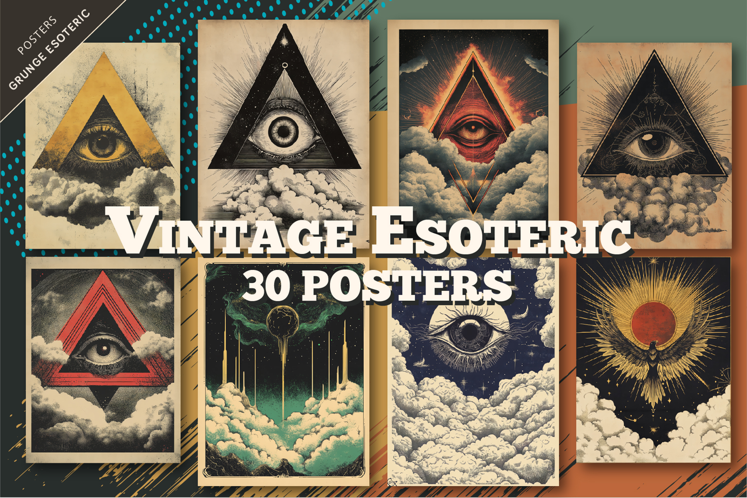 Vintage Esoteric posters. Mysticism. product image 1