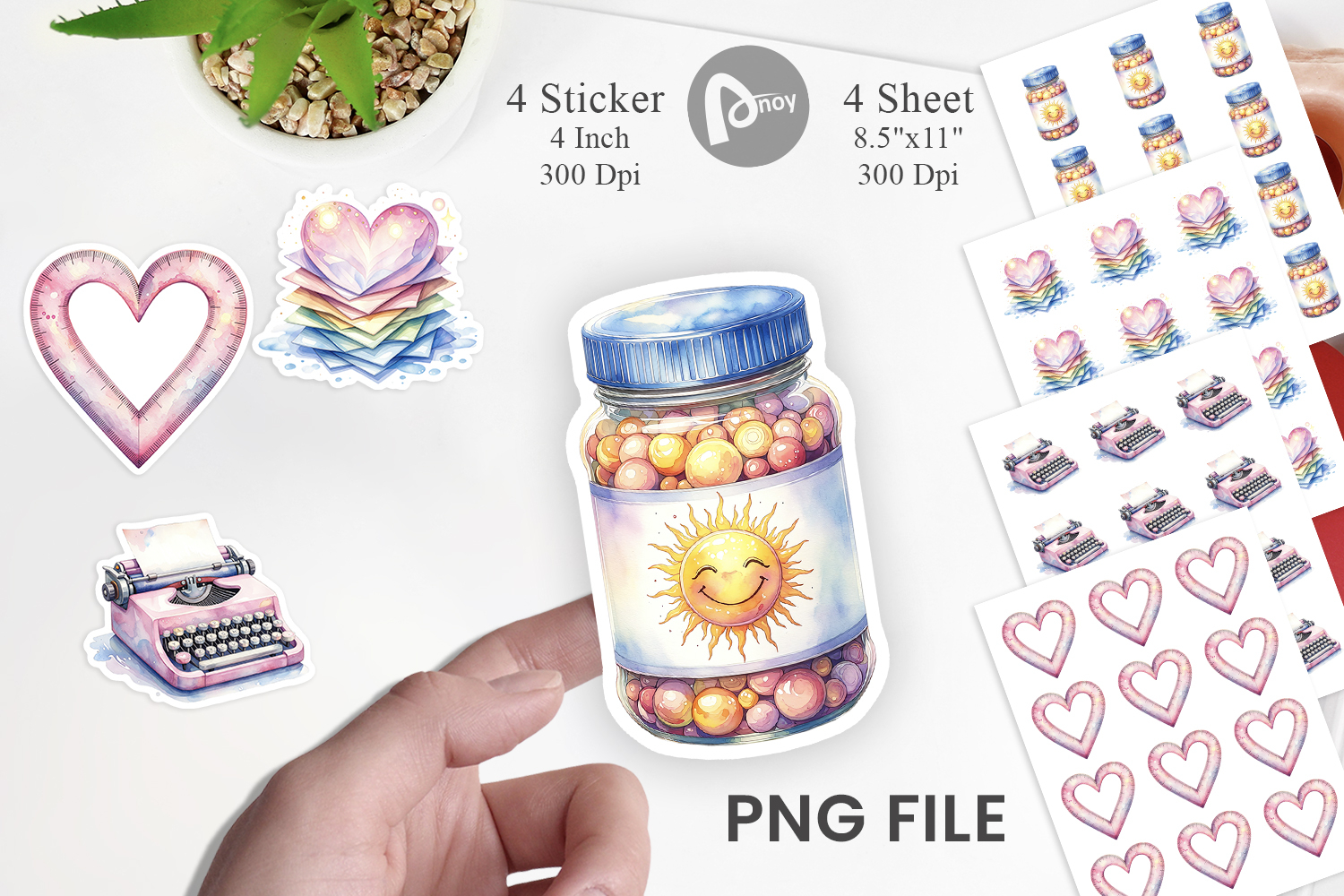 Vintage Pastel Classroom Sticker product image 1