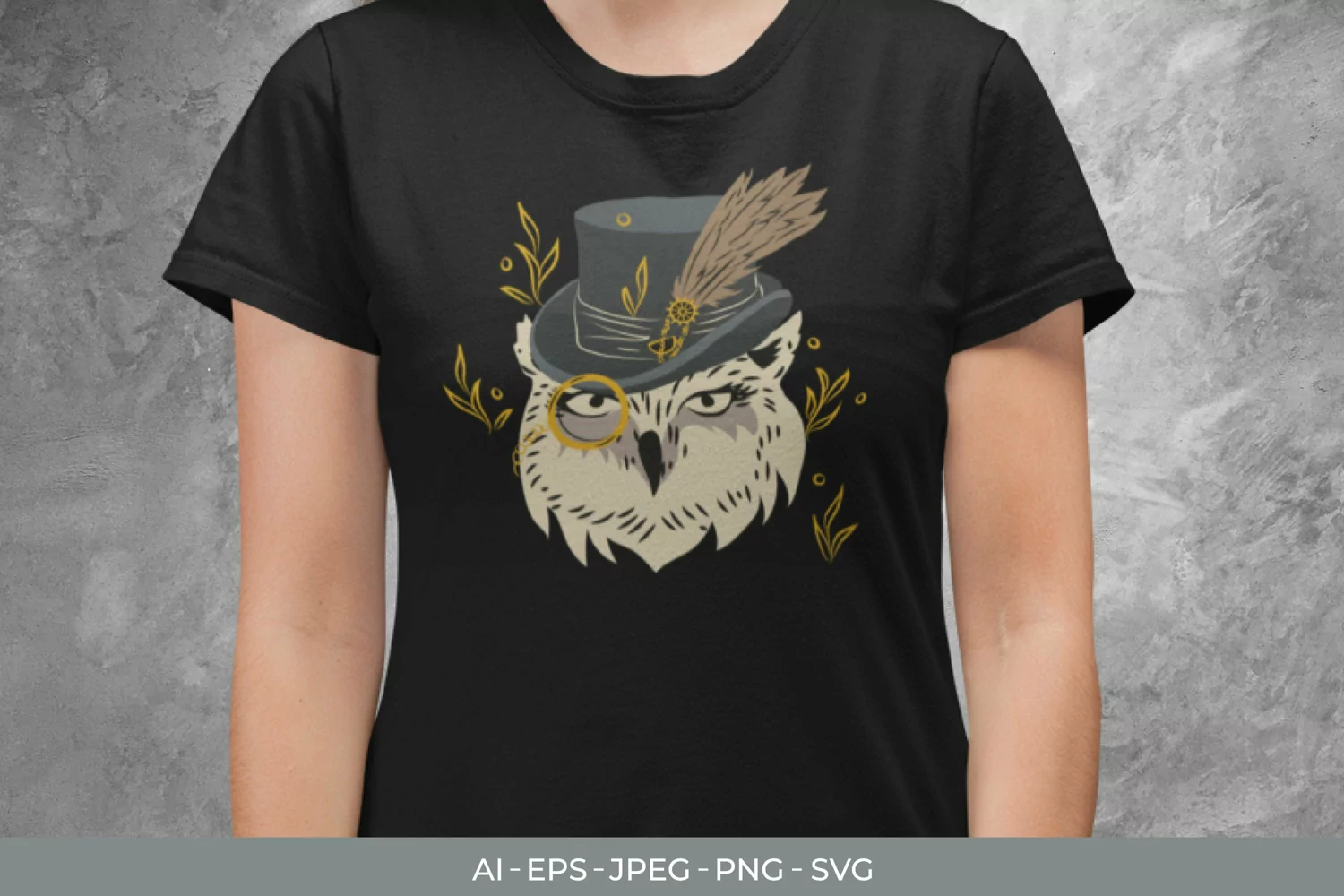 Vintage Rich Owl SVG product image 1
