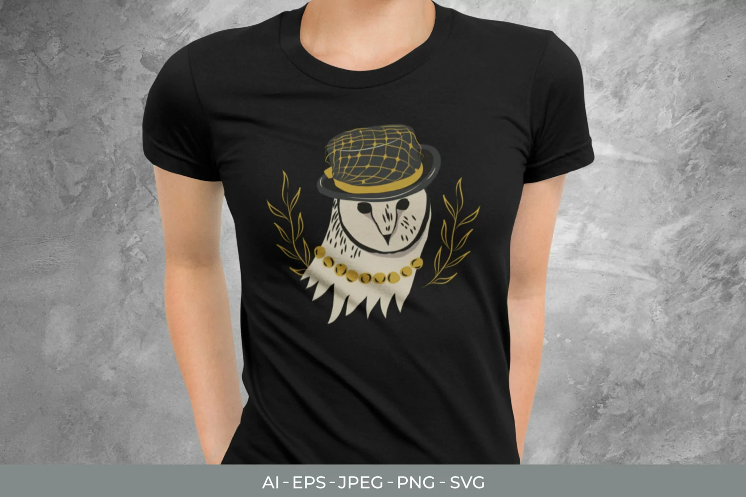 Vintage Rich Owl SVG product image 1
