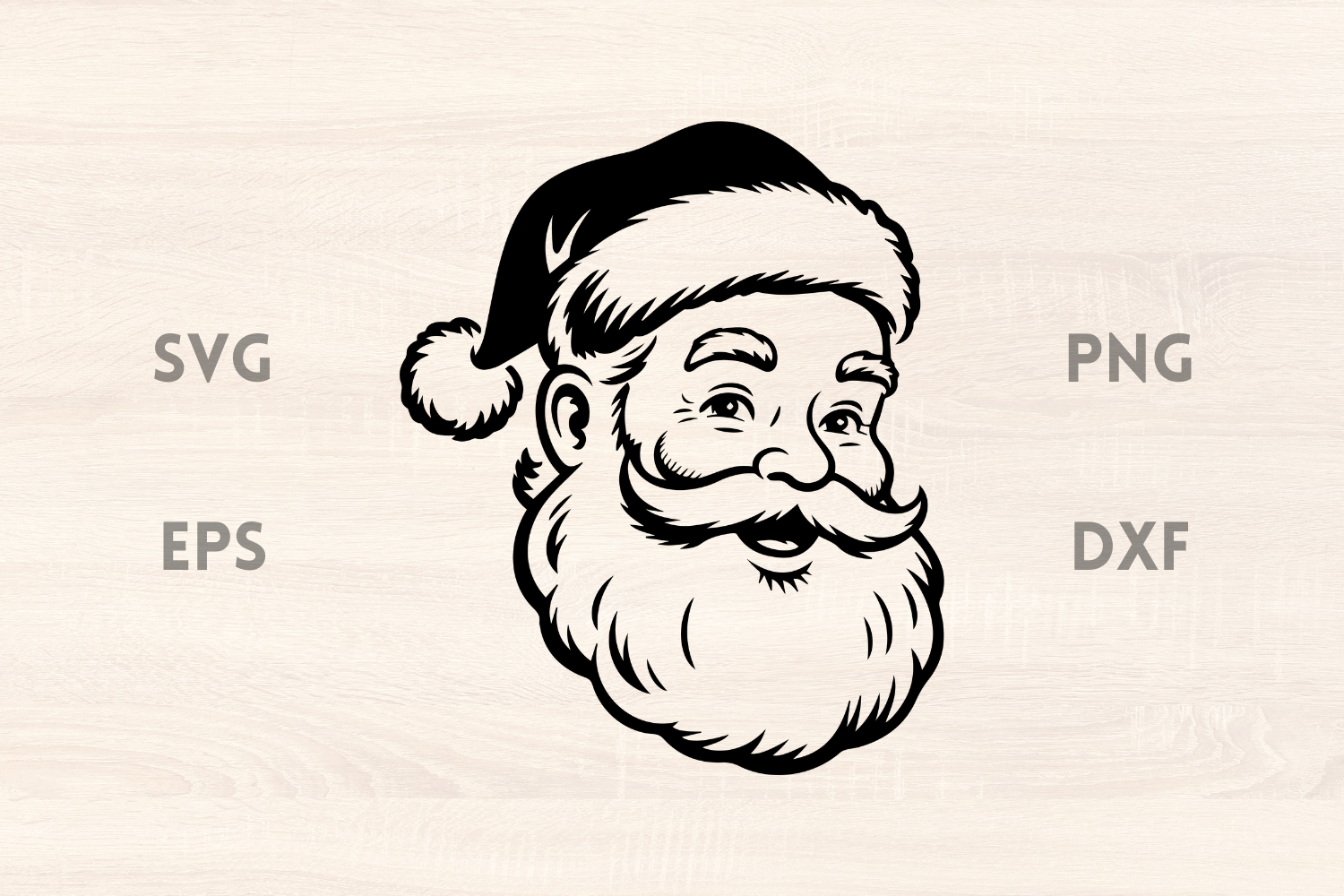 Vintage Santa Claus SVG product image 1